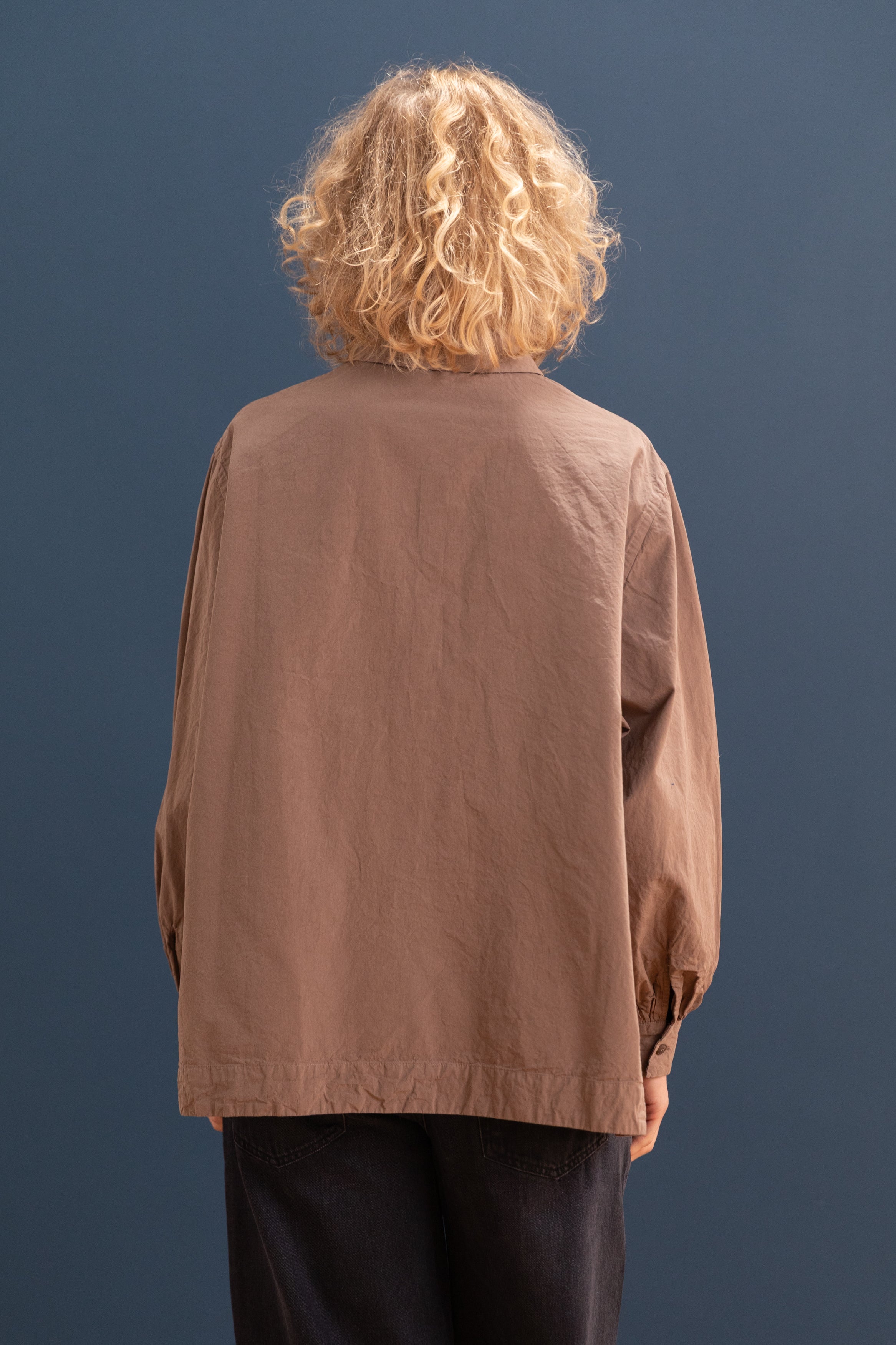 BIGGY SHIRT IN CLAY PAPER COT