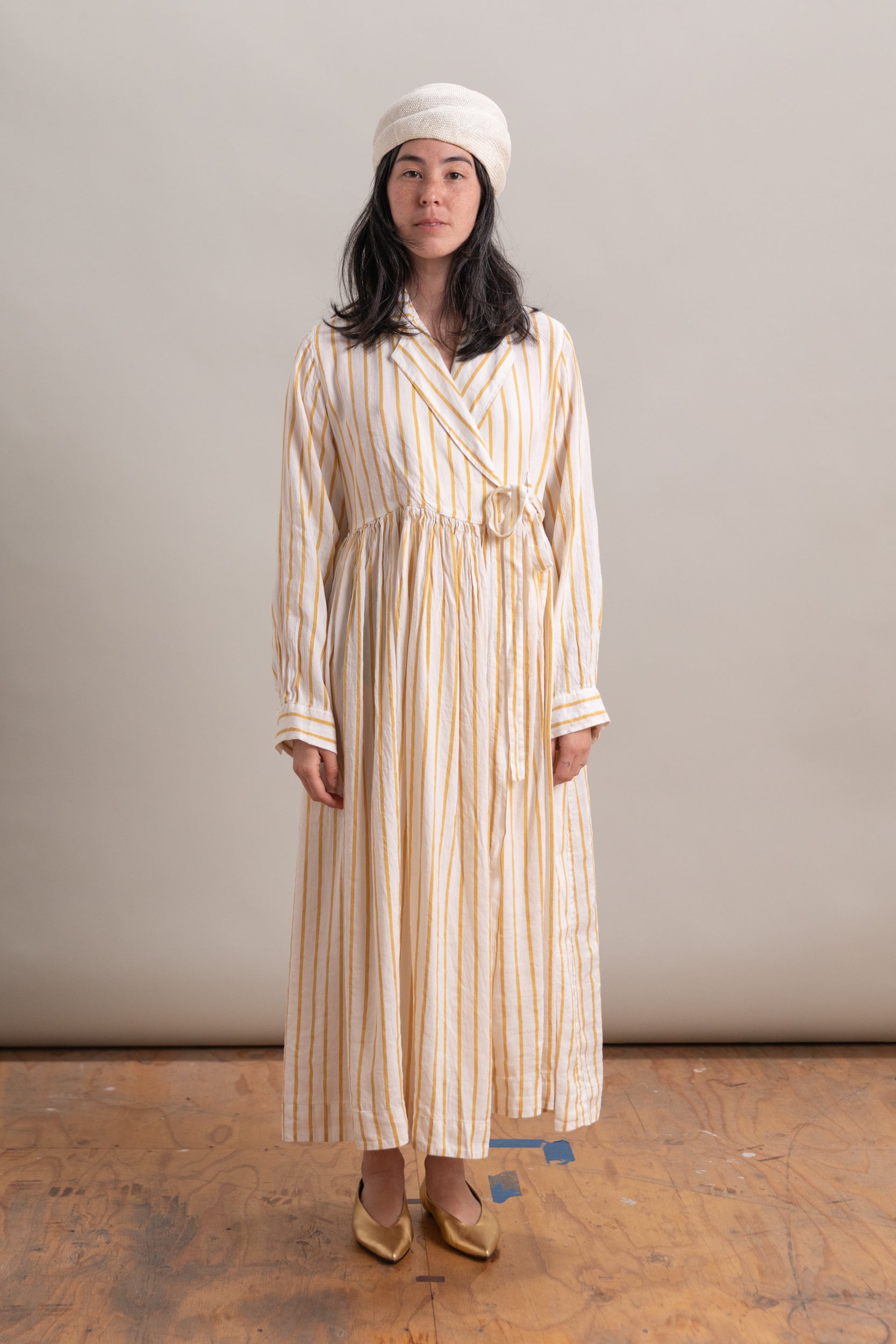 COLETTE DRESS IN LINEY STRIPE