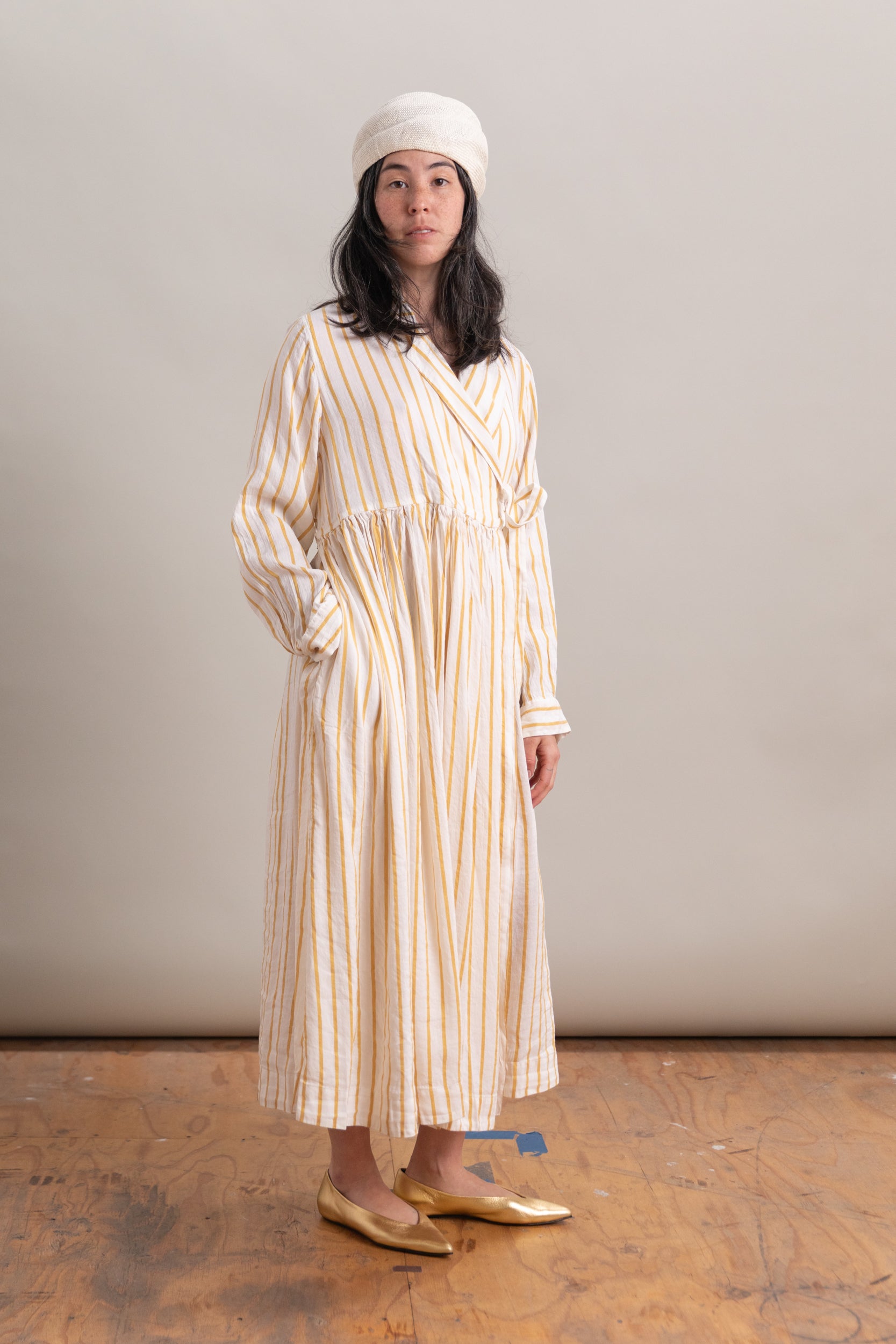 COLETTE DRESS IN LINEY STRIPE