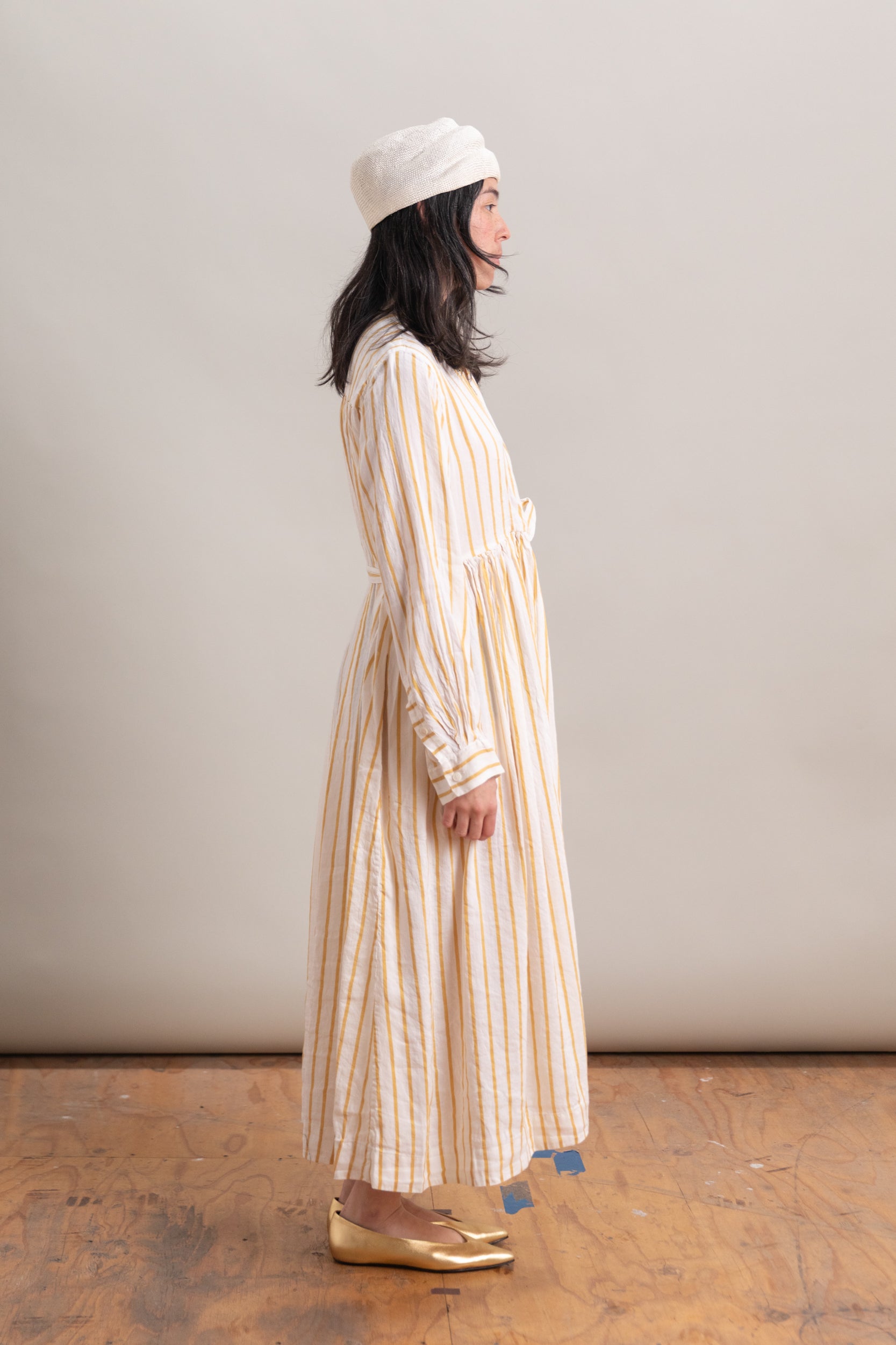 COLETTE DRESS IN LINEY STRIPE