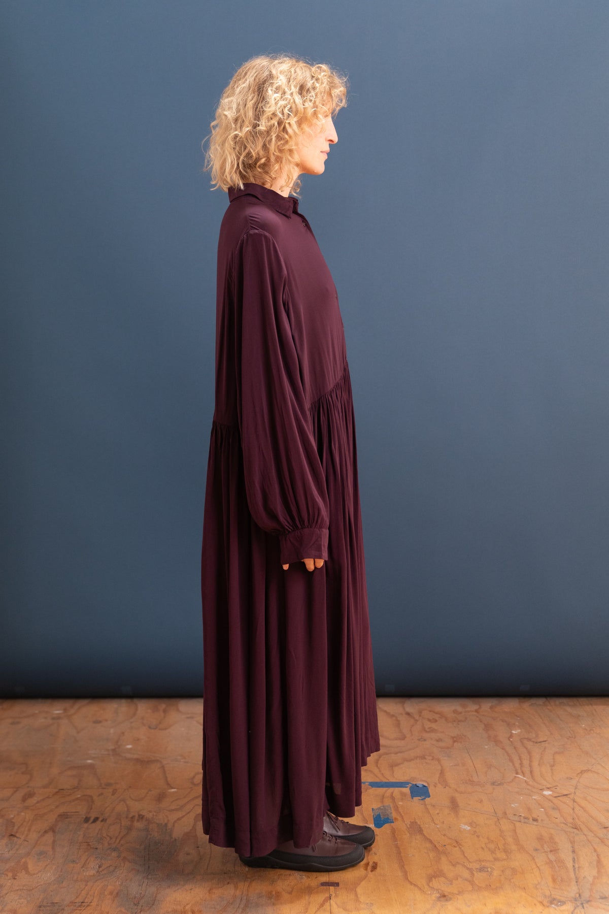 ETHAL DRESS IN BLACKBERRY COSIE