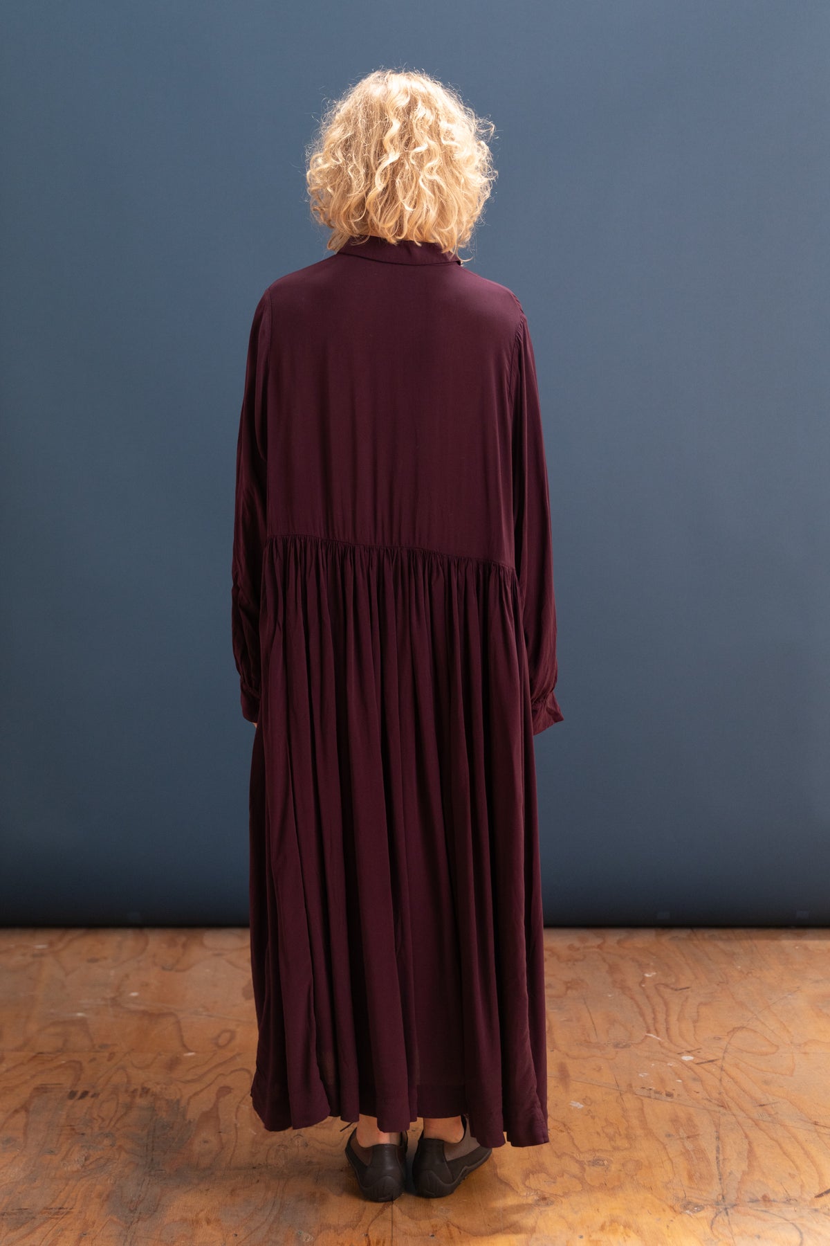 ETHAL DRESS IN BLACKBERRY COSIE
