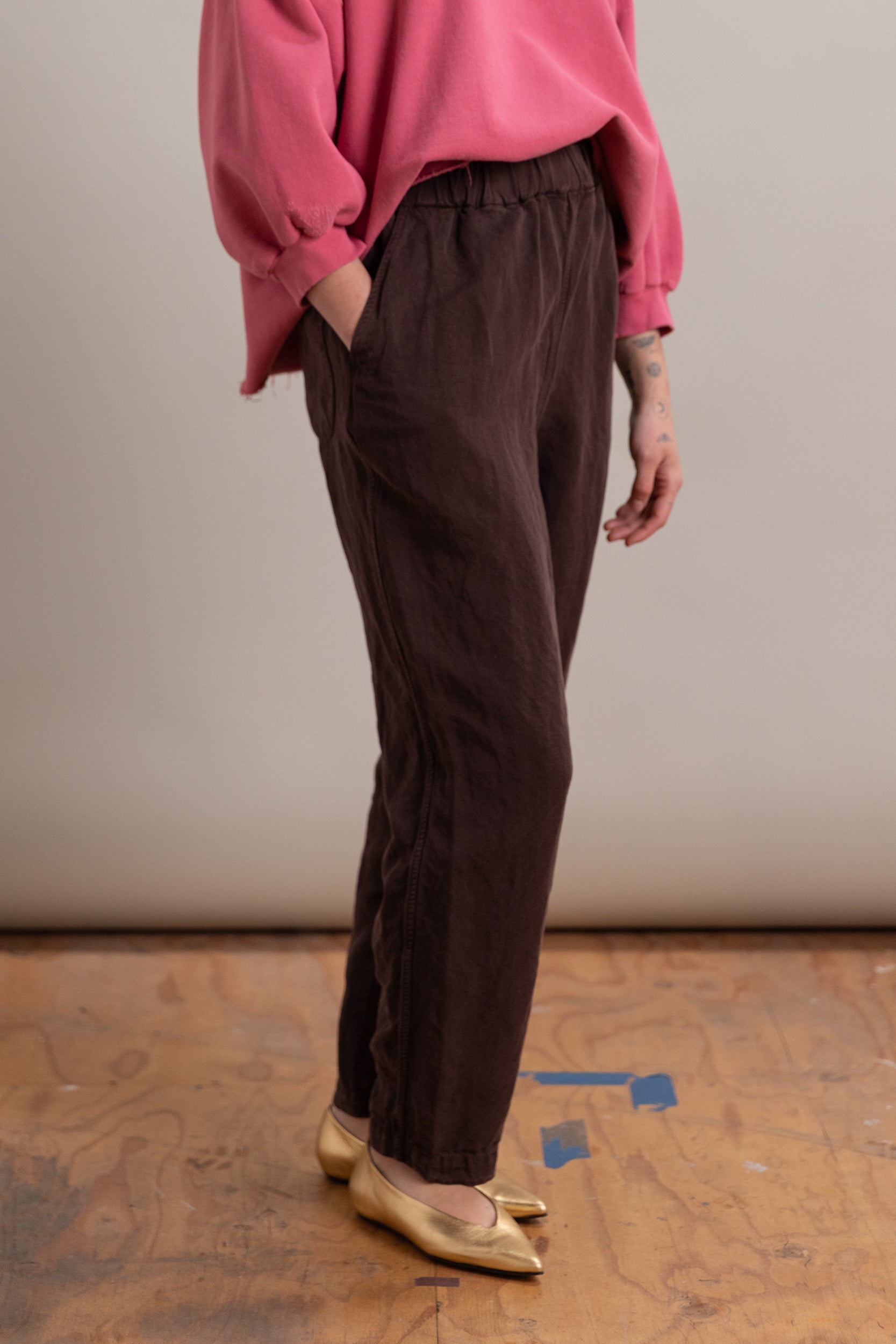 FABI PANT IN BROWN TUAREG