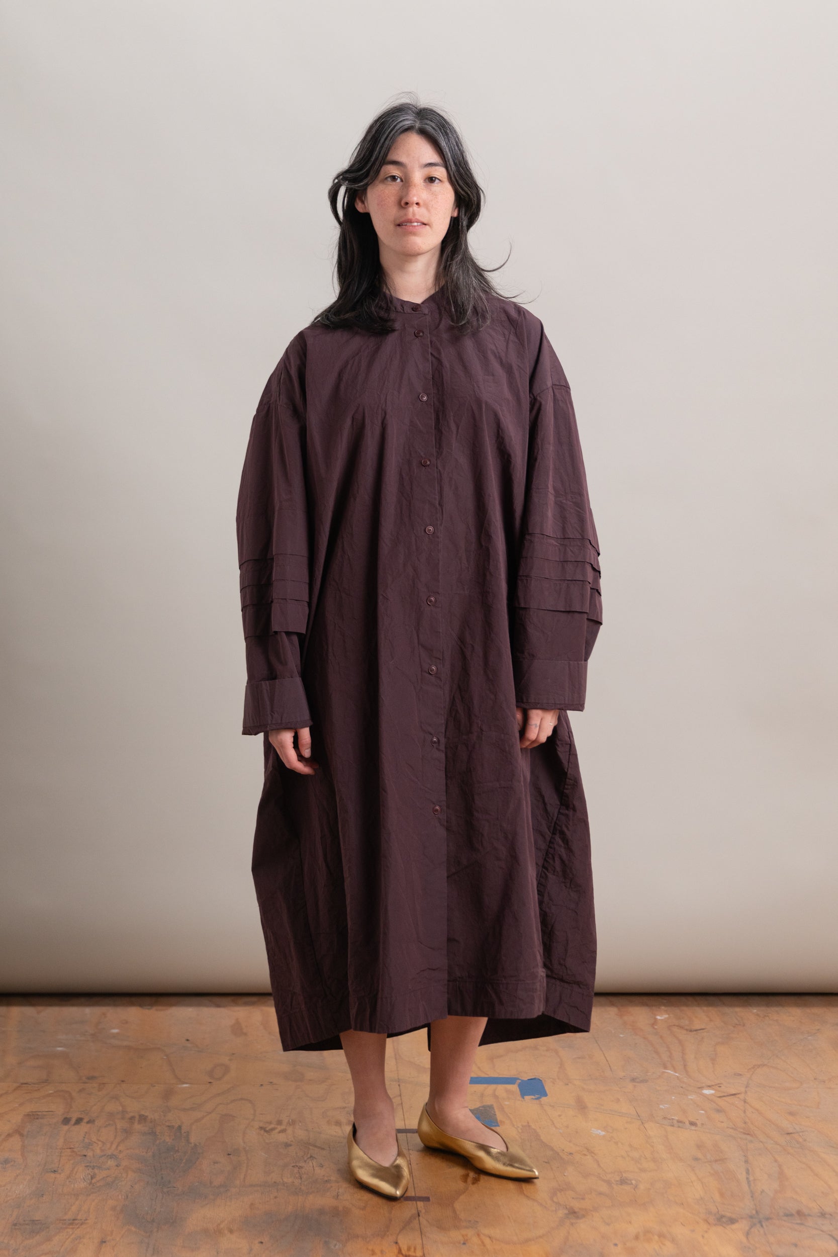 MANON DRESS IN WINE TAFFCOT