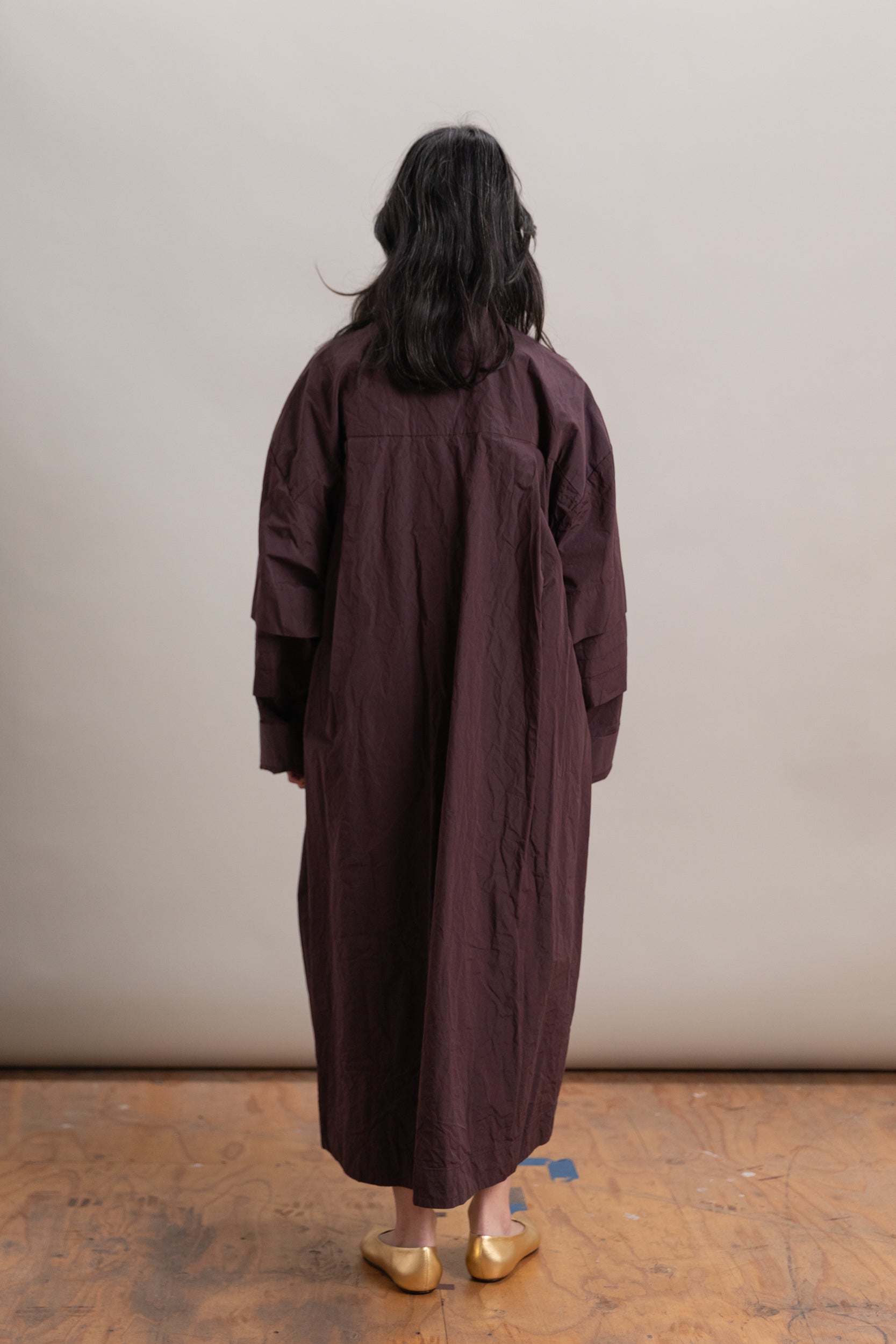 MANON DRESS IN WINE TAFFCOT