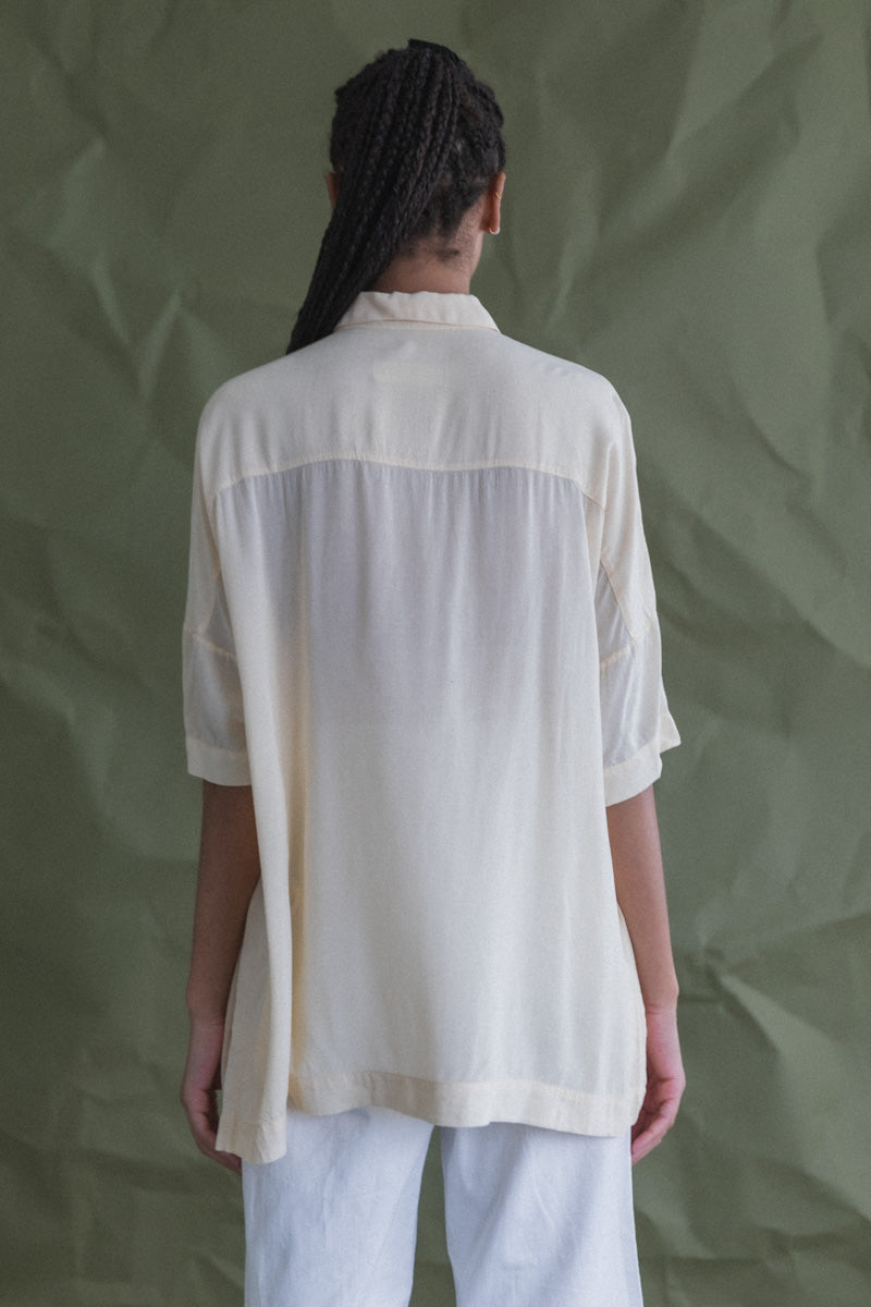 SQUARE SHIRT IN CREAM
