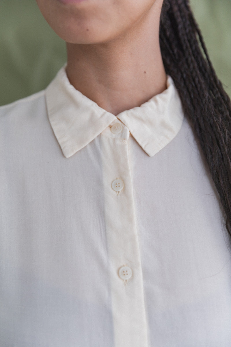 SQUARE SHIRT IN CREAM