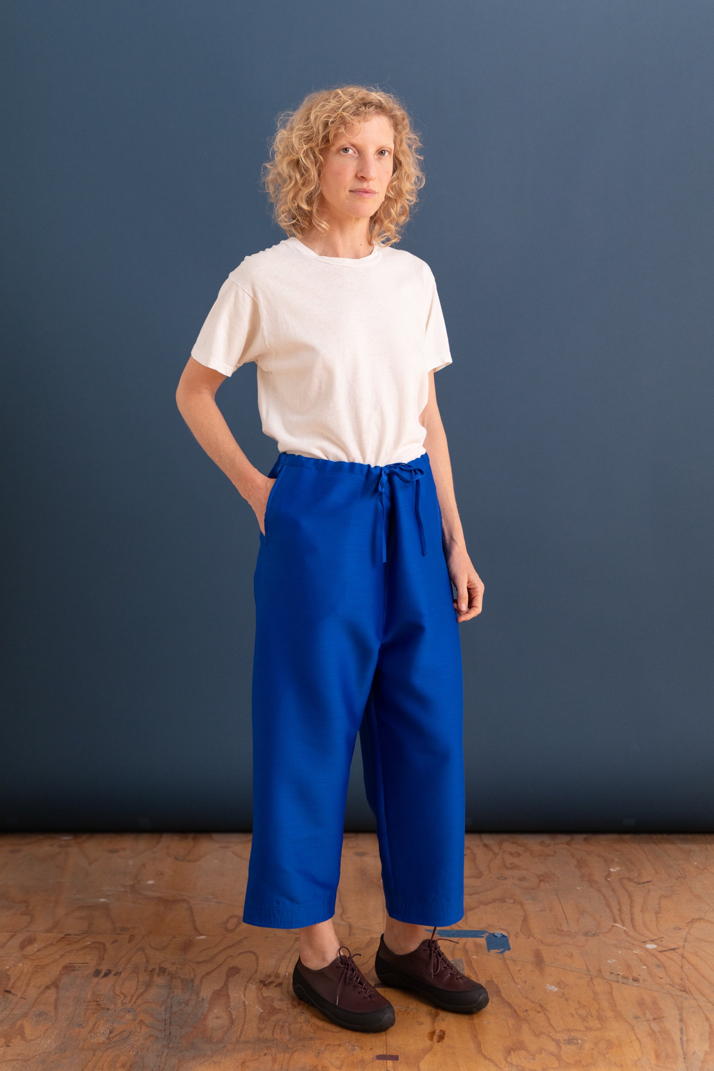 CALLUM PANT IN YVES WOOL SILK
