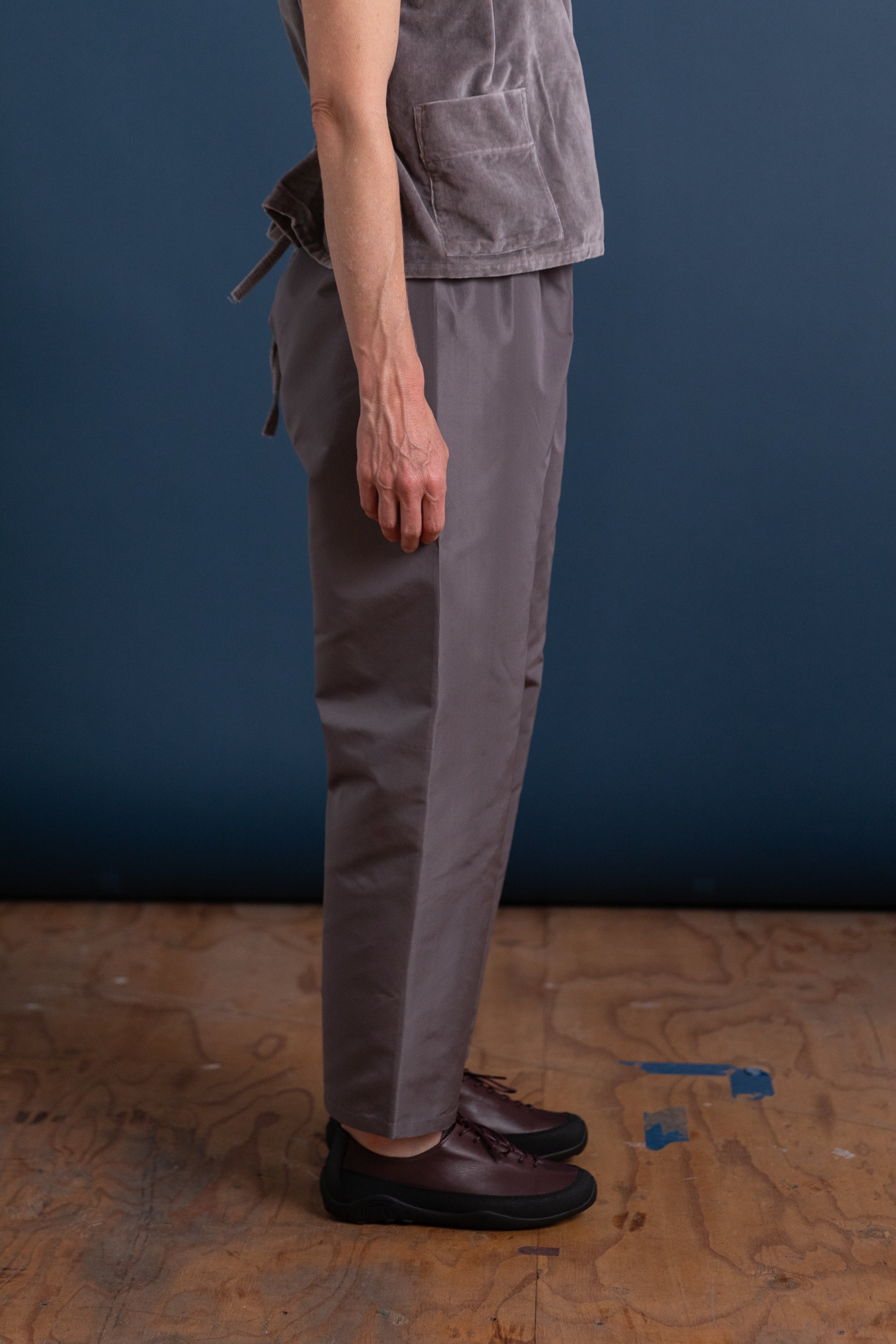 LEXY PANT IN METAL SILK TAFFETA
