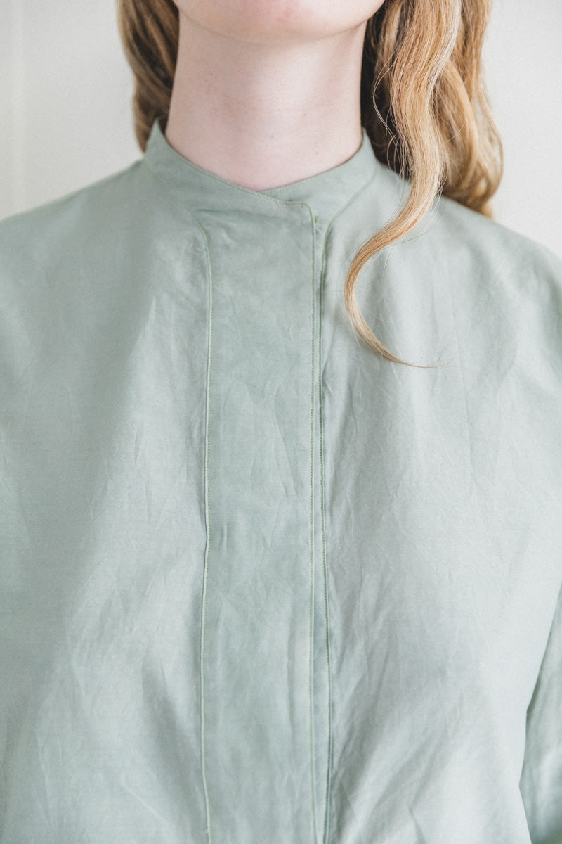 DAY SHIRT IN COTTON SILK TYPEWRITE CLOTH