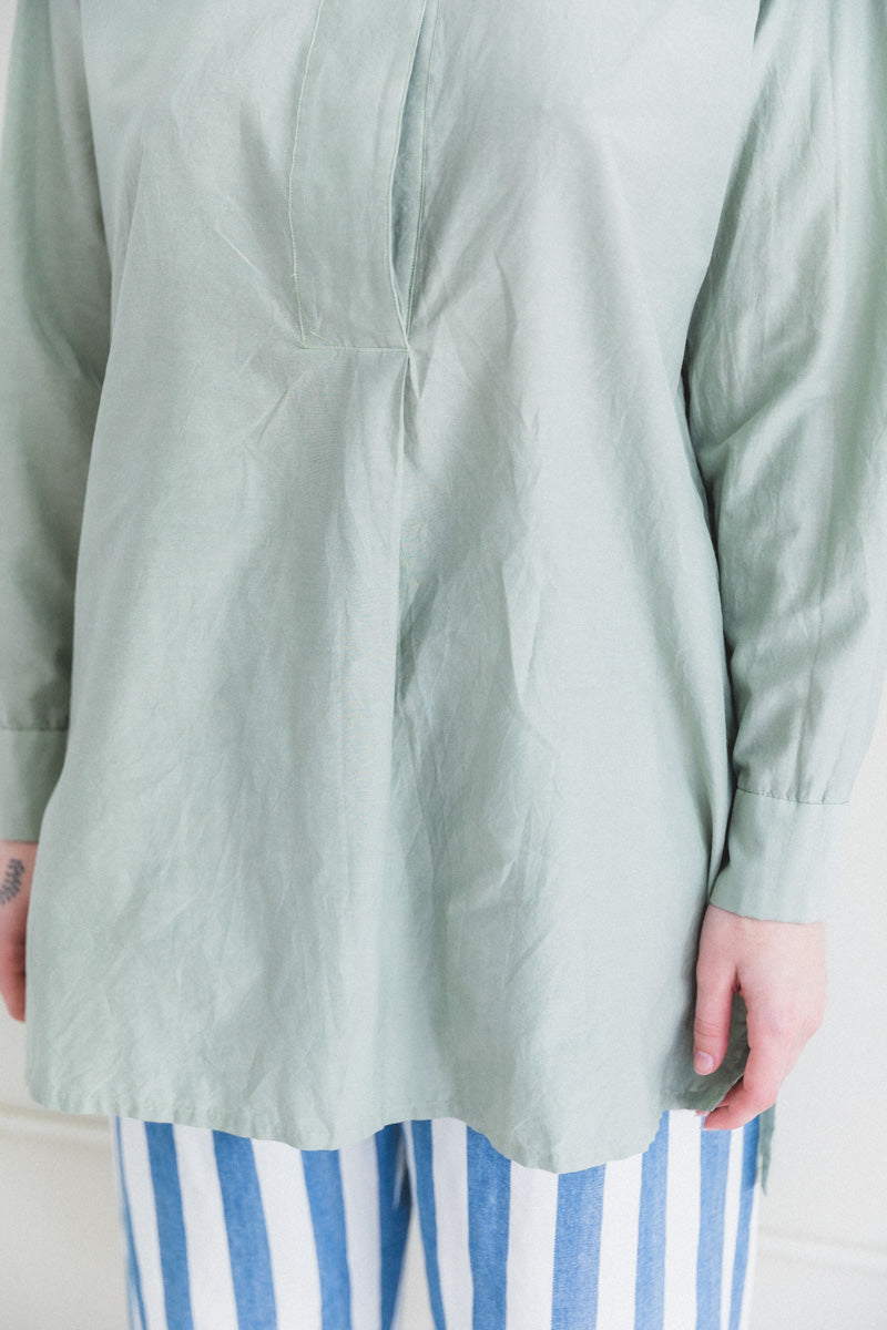 DAY SHIRT IN COTTON SILK TYPEWRITE CLOTH