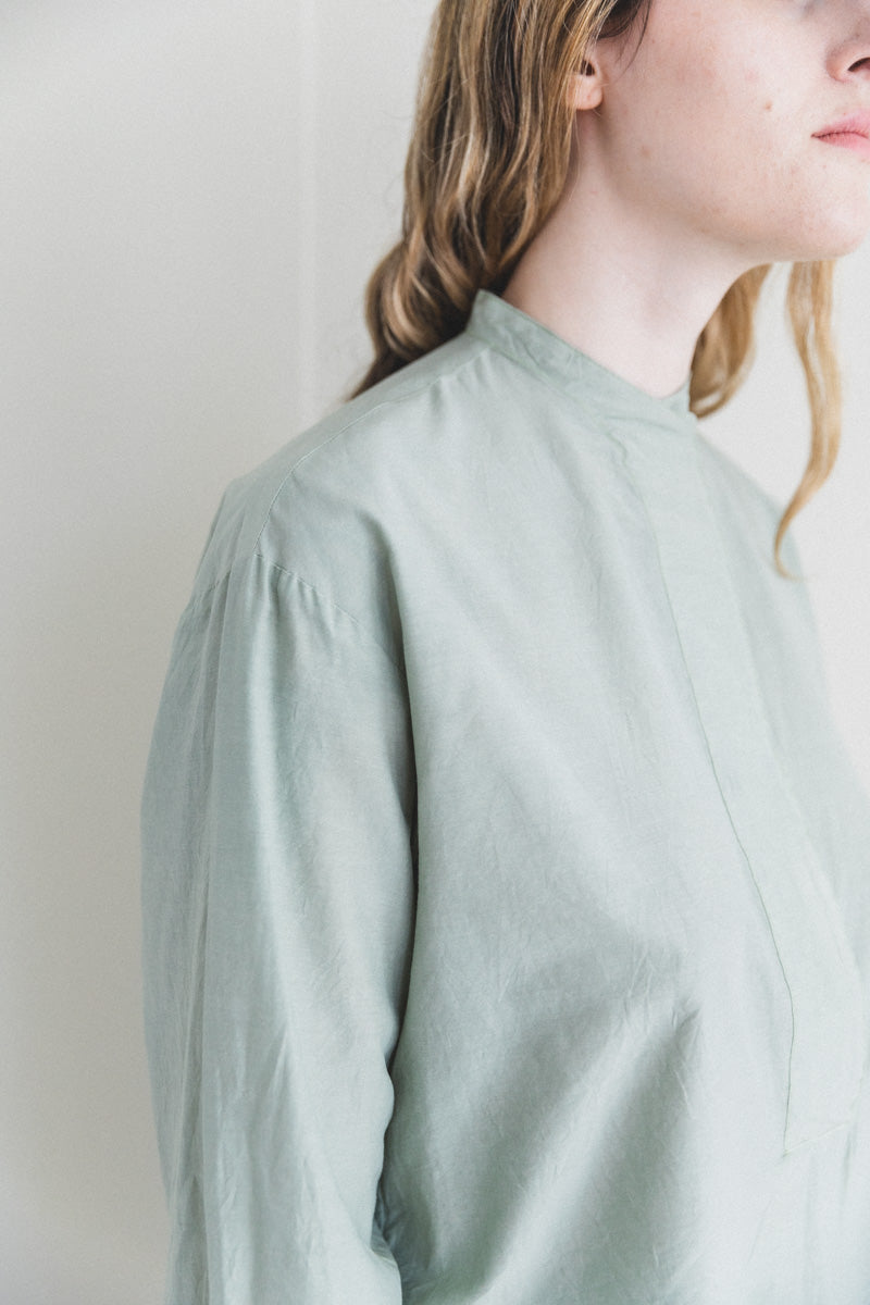 DAY SHIRT IN COTTON SILK TYPEWRITE CLOTH