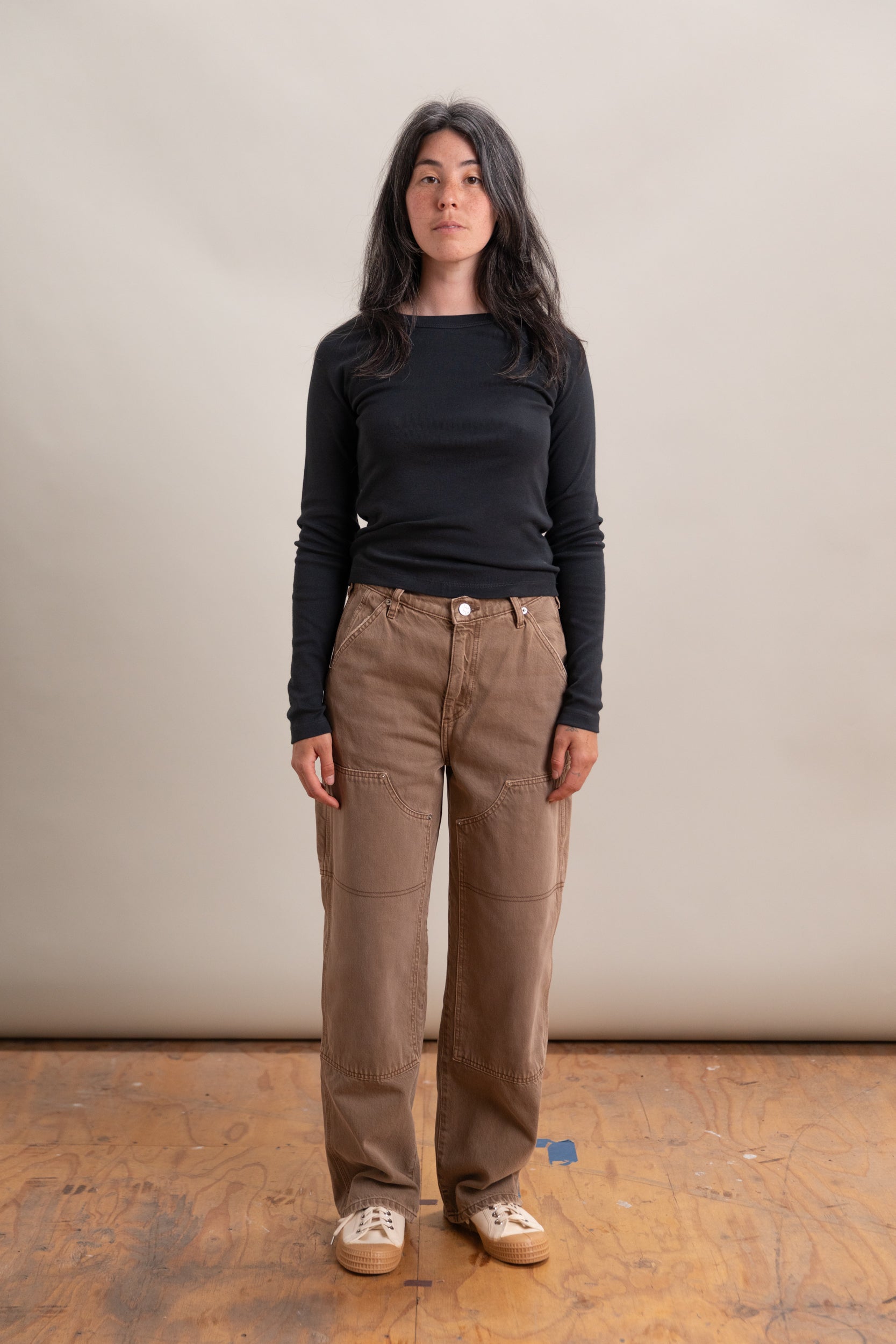 DOVE CARPENTER JEANS IN OAK BROWN