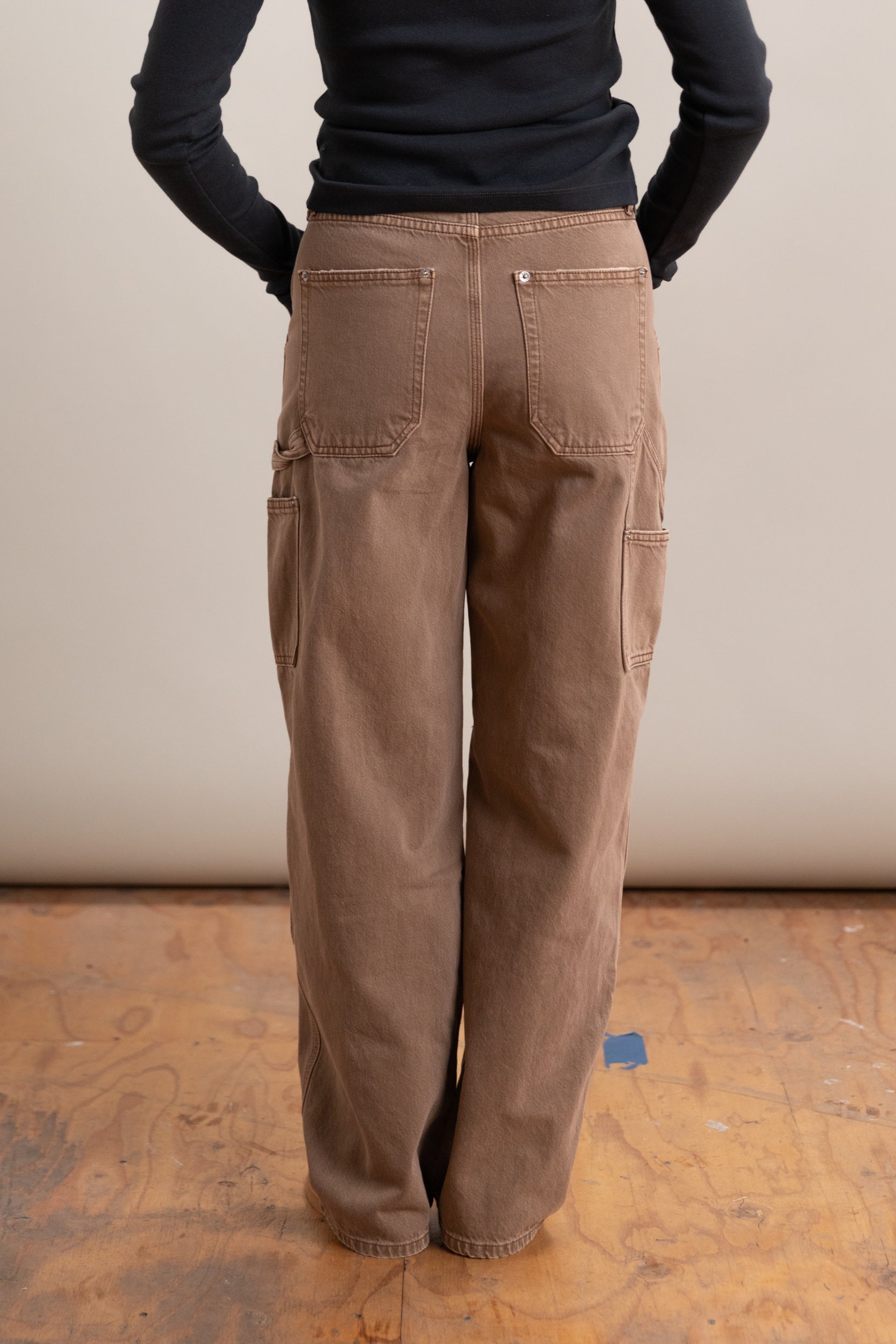 DOVE CARPENTER JEANS IN OAK BROWN