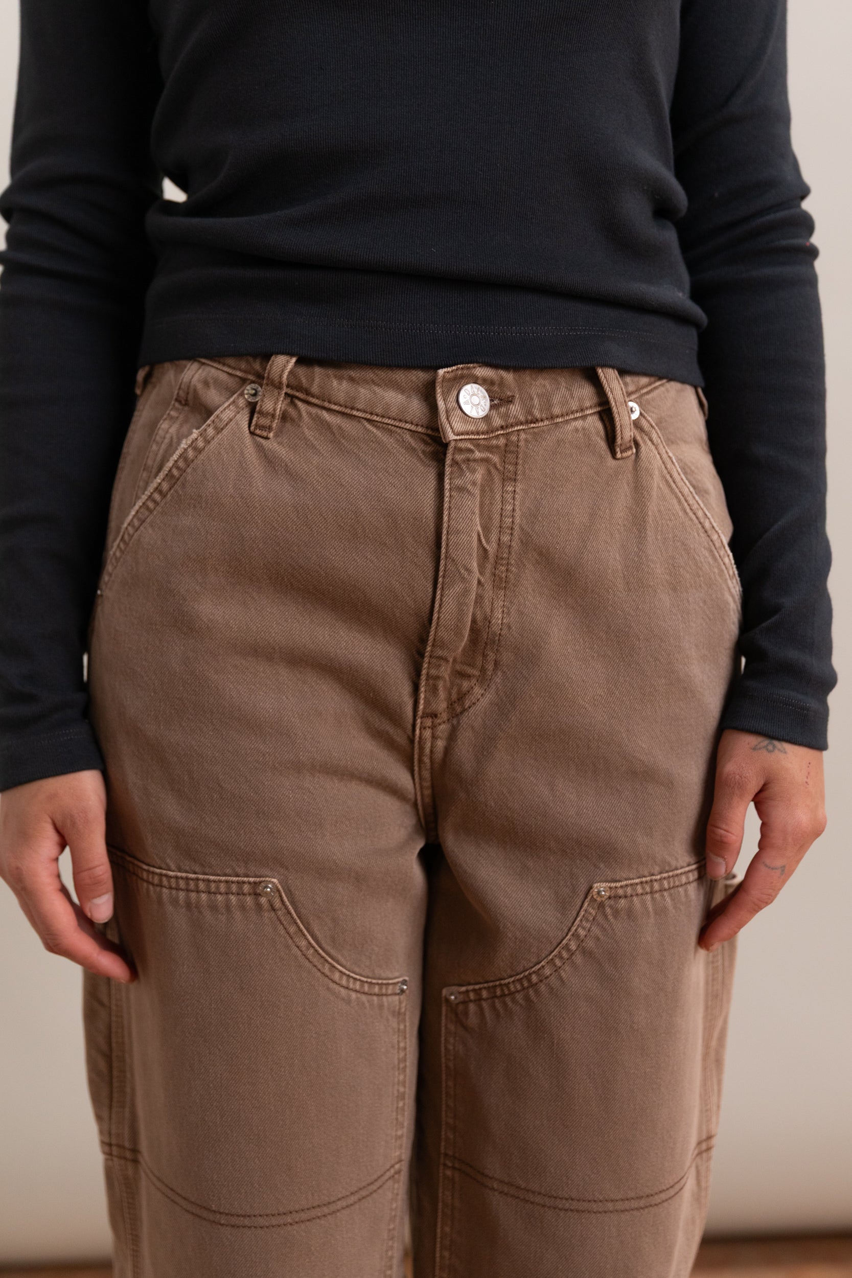 DOVE CARPENTER JEANS IN OAK BROWN