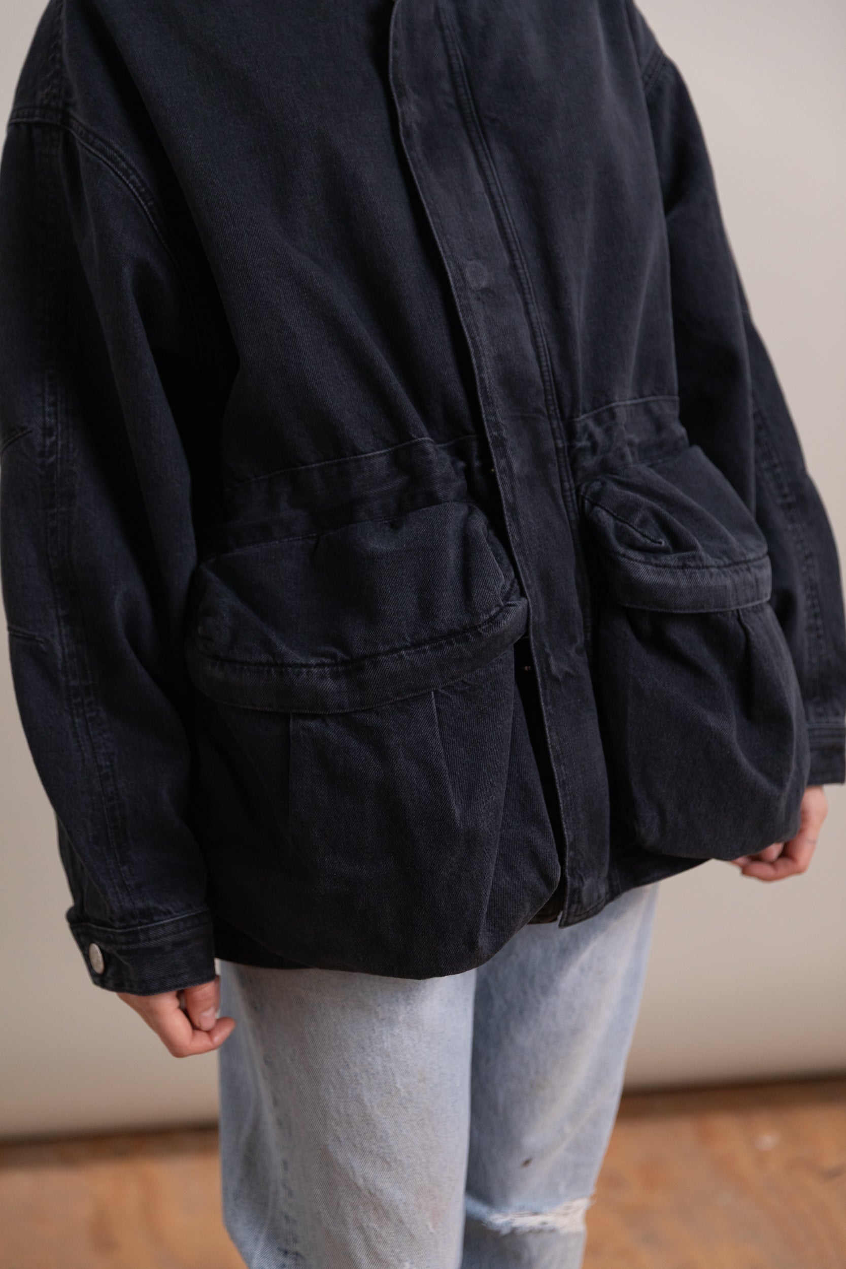MOUNTAIN JACKET IN HURRICANE DENIM