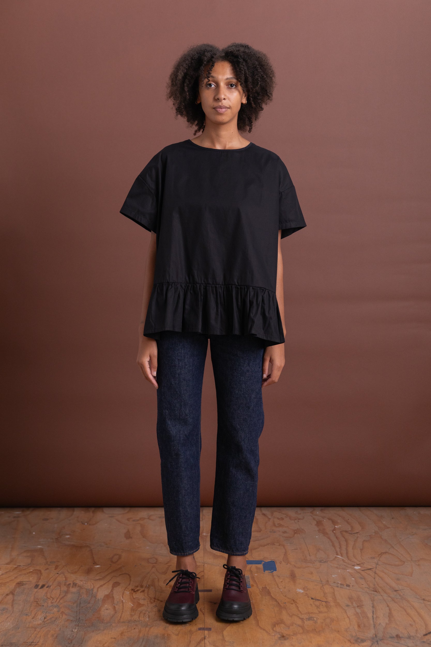 EVAN BLOUSE IN BLACK
