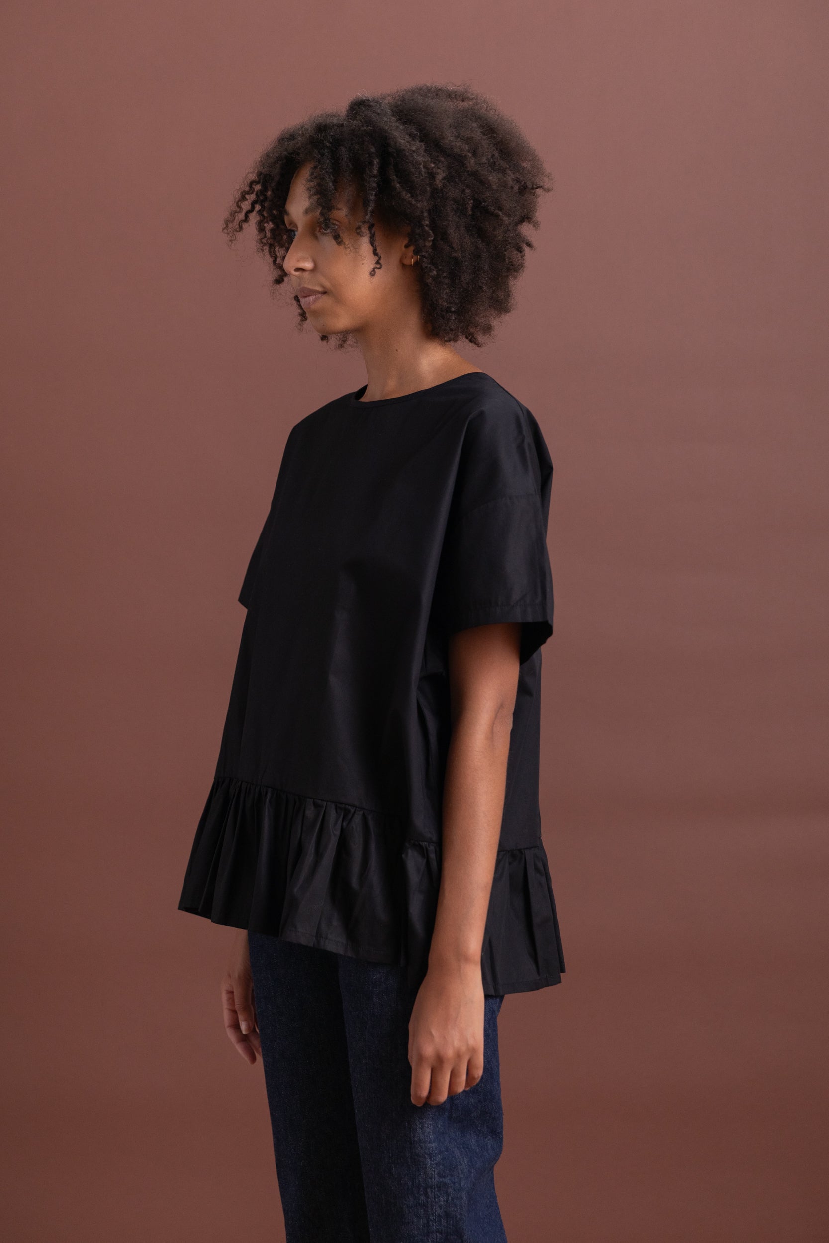 EVAN BLOUSE IN BLACK