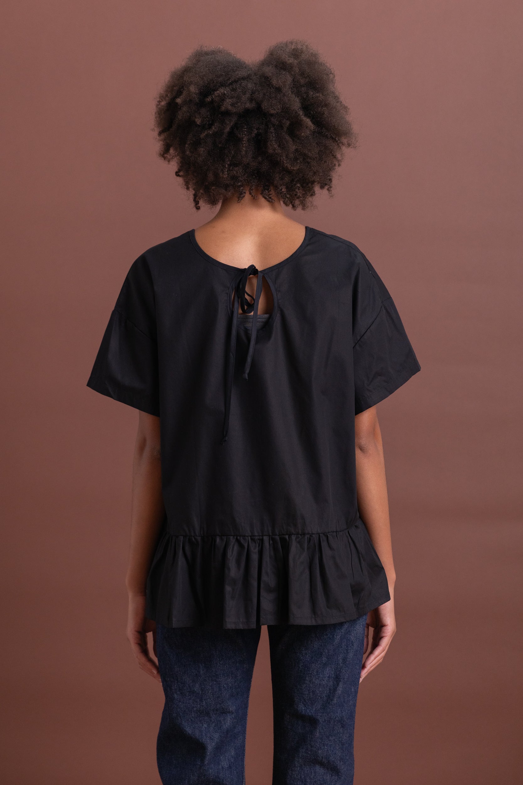 EVAN BLOUSE IN BLACK
