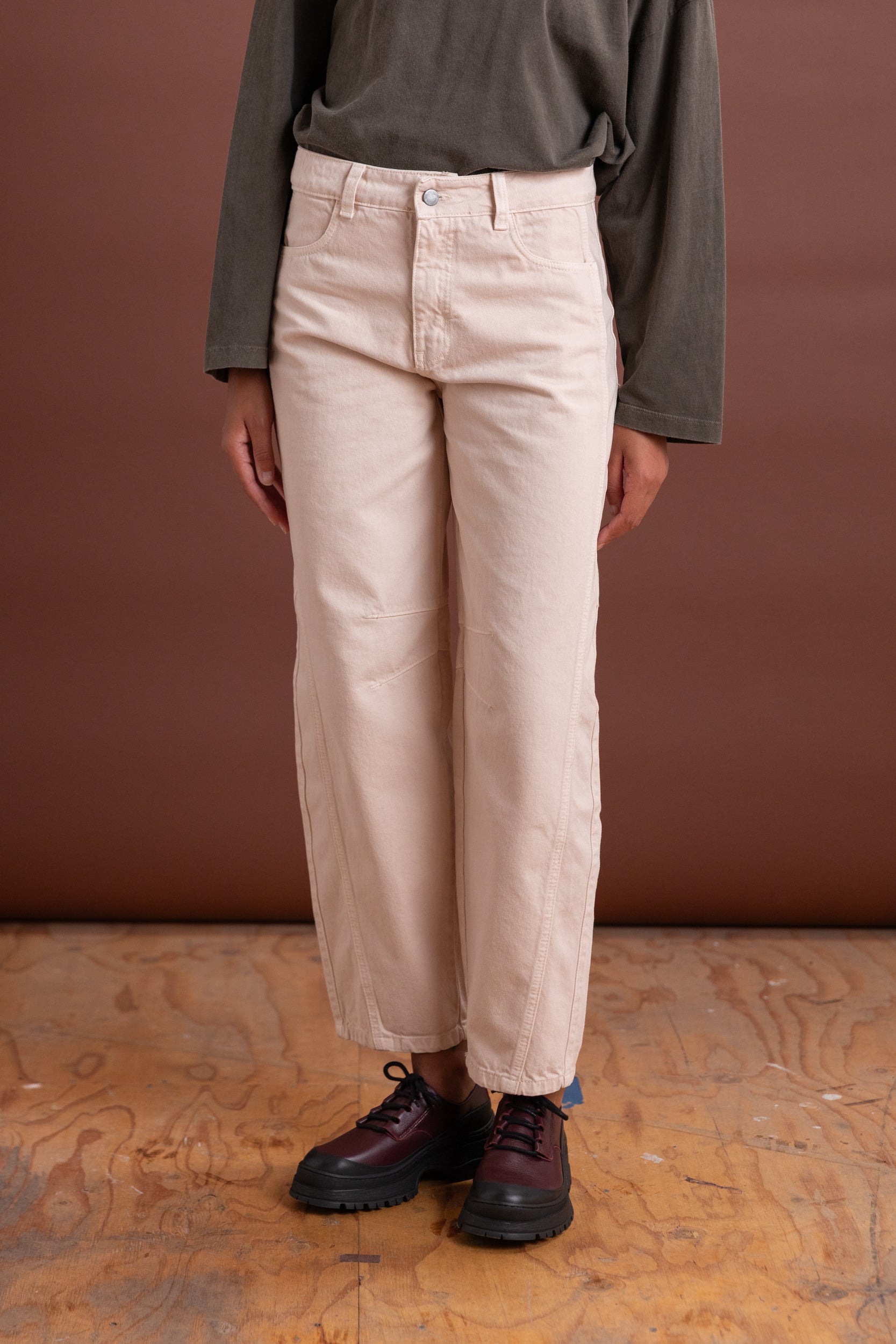 NICOLE PANT IN CREAM