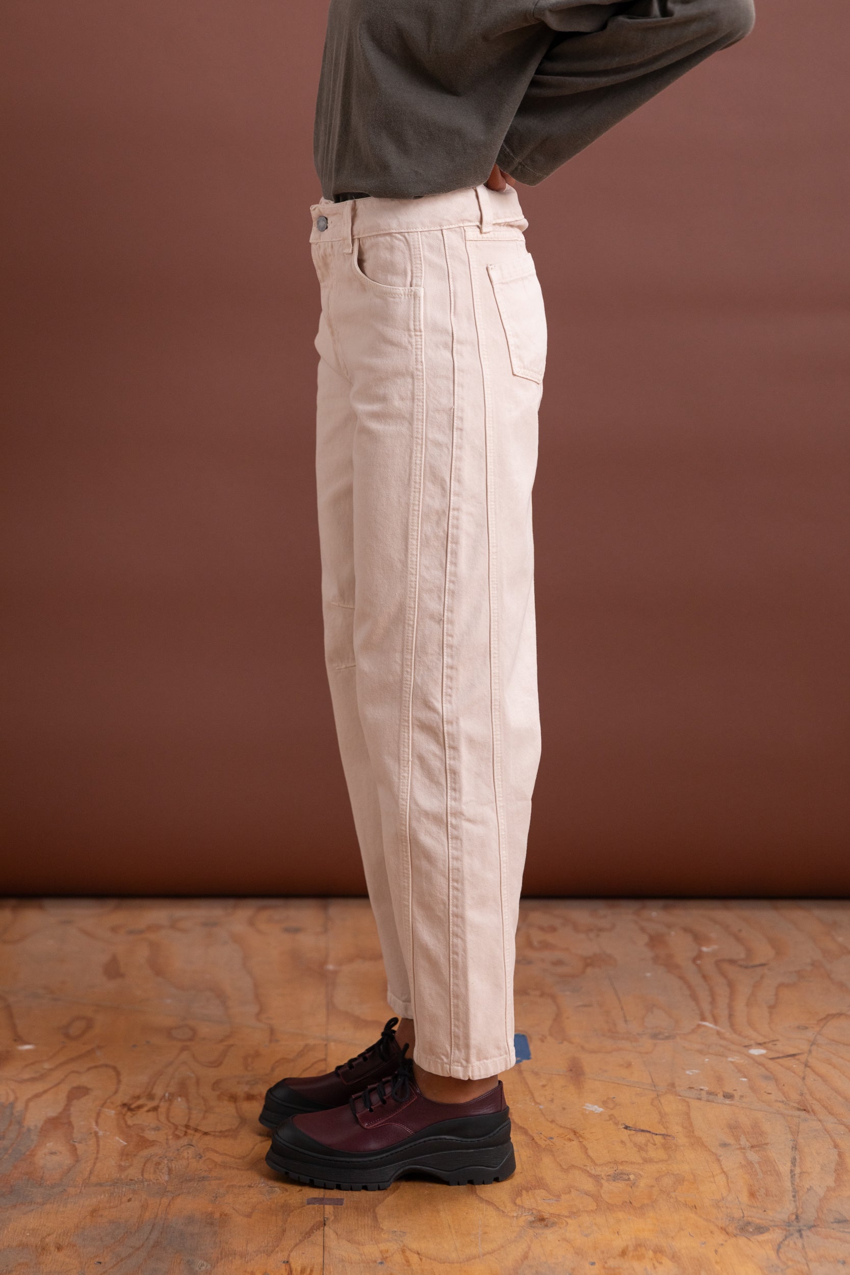 NICOLE PANT IN CREAM