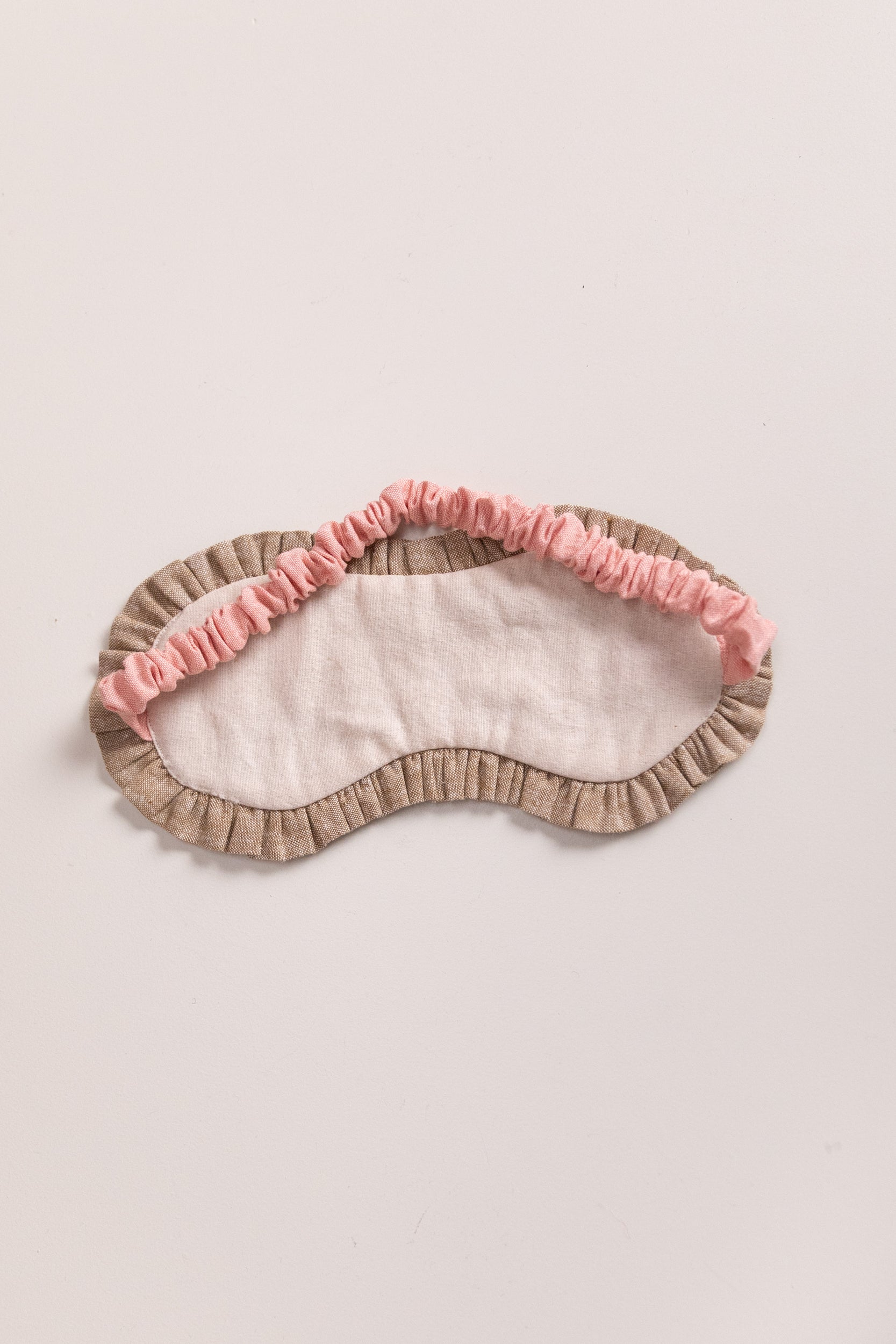 EYE MASK IN BLUE LINEN