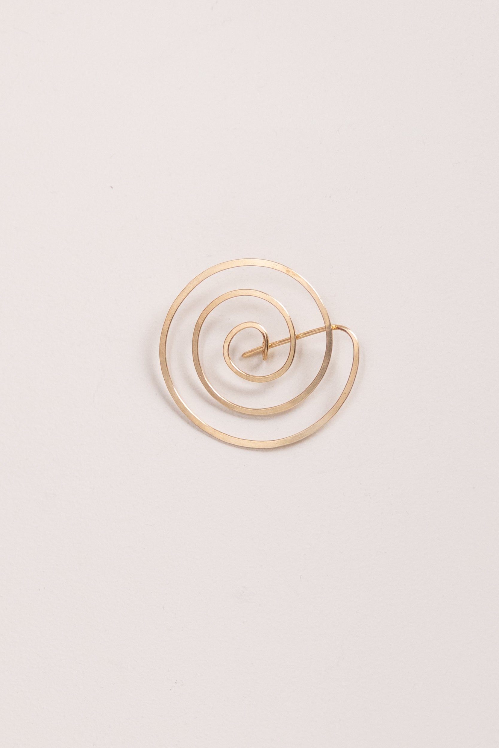 LARGE SPIRAL BROOCH
