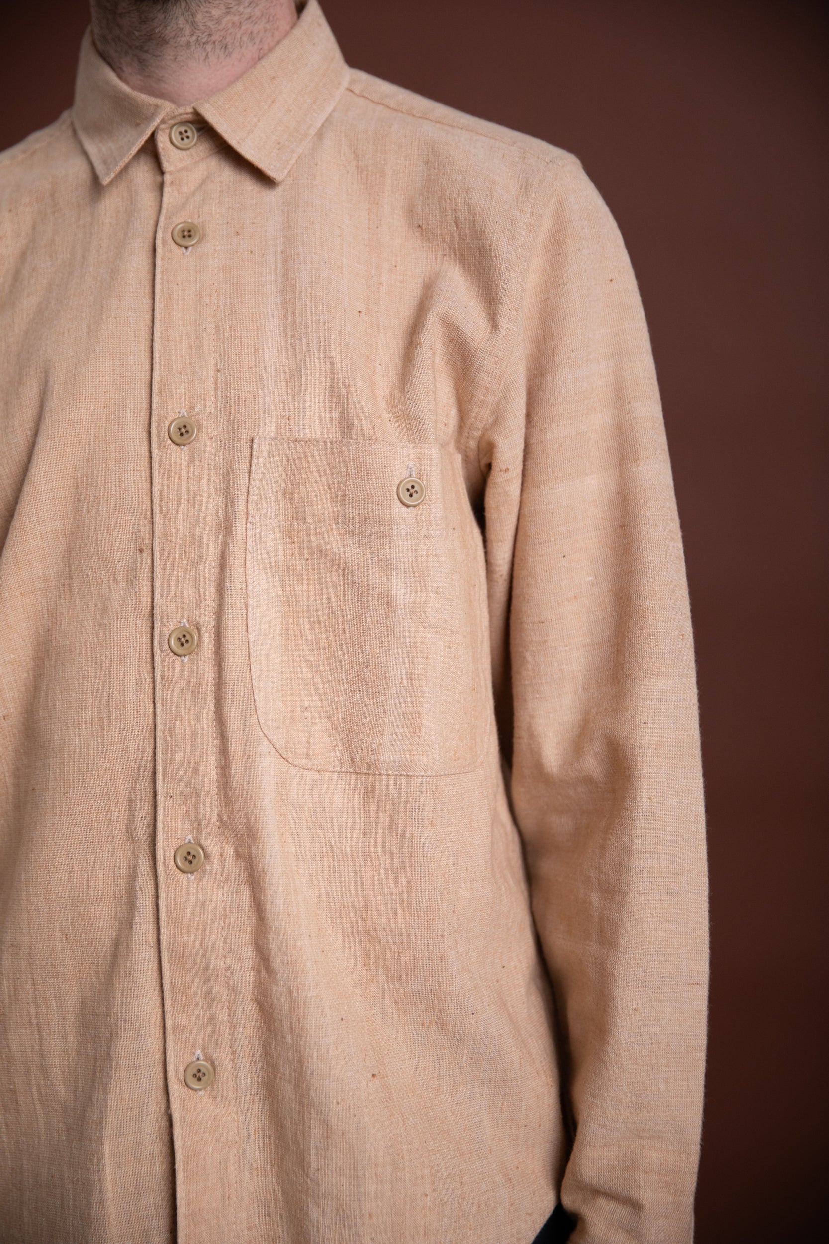 ENCINO PINTOR SHIRT IN NATURAL DYE