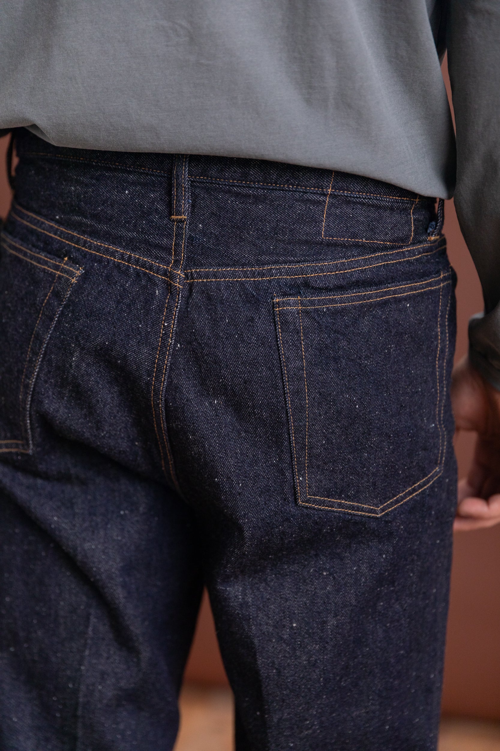 SKATE SHOECUT DENIM SLACKS IN INDIGO ONE WASH