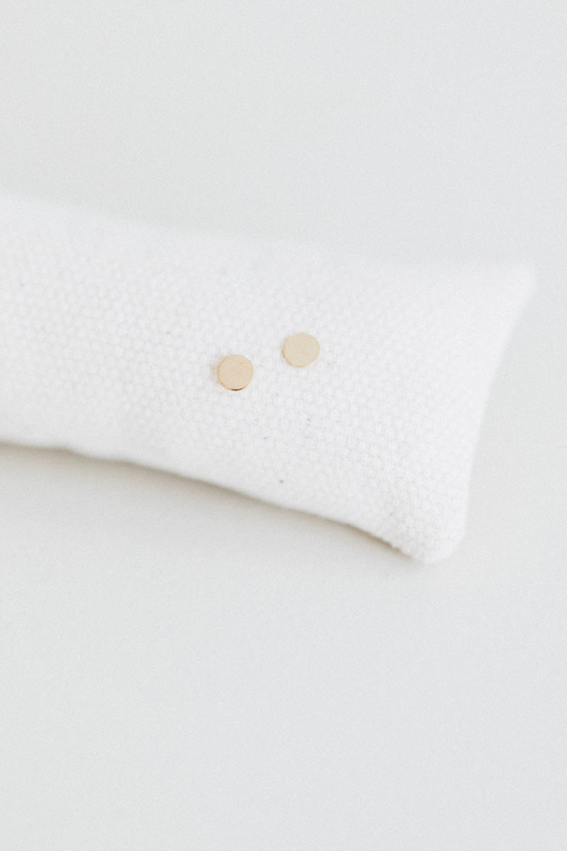 3MM SEQUIN STUD IN 14K GOLD (SINGLE)