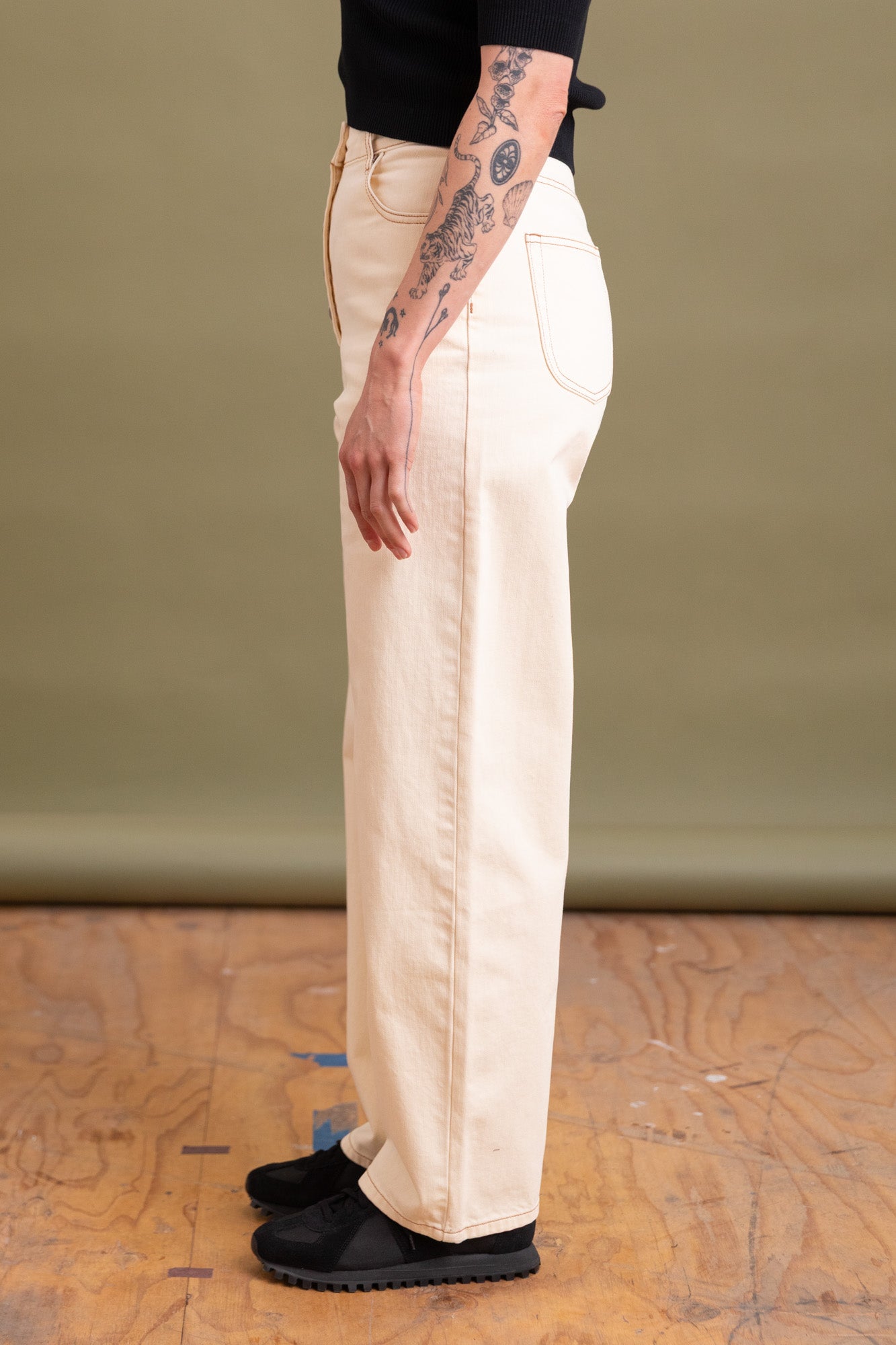 DELPHI JEANS IN ECRU