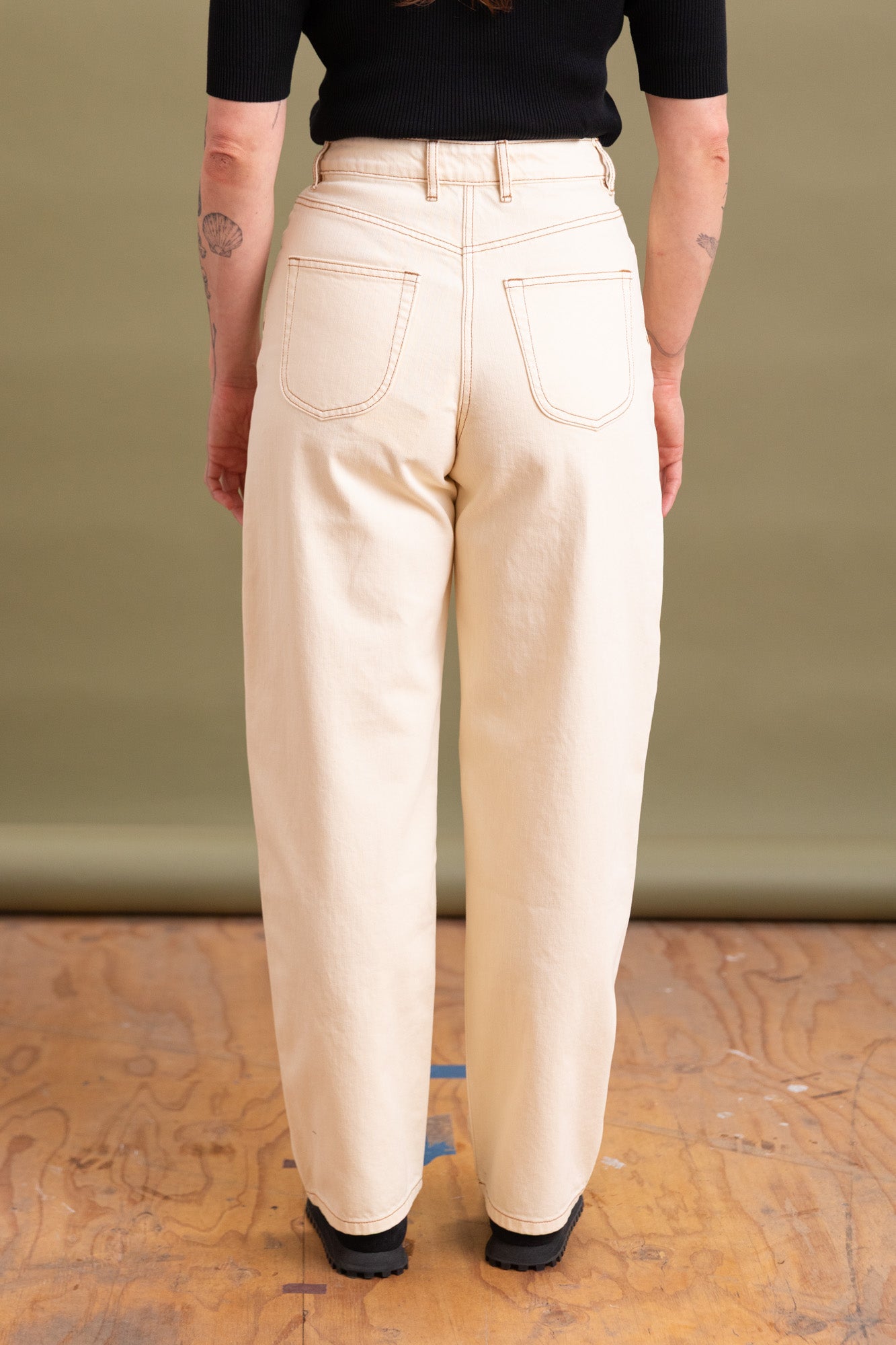 DELPHI JEANS IN ECRU