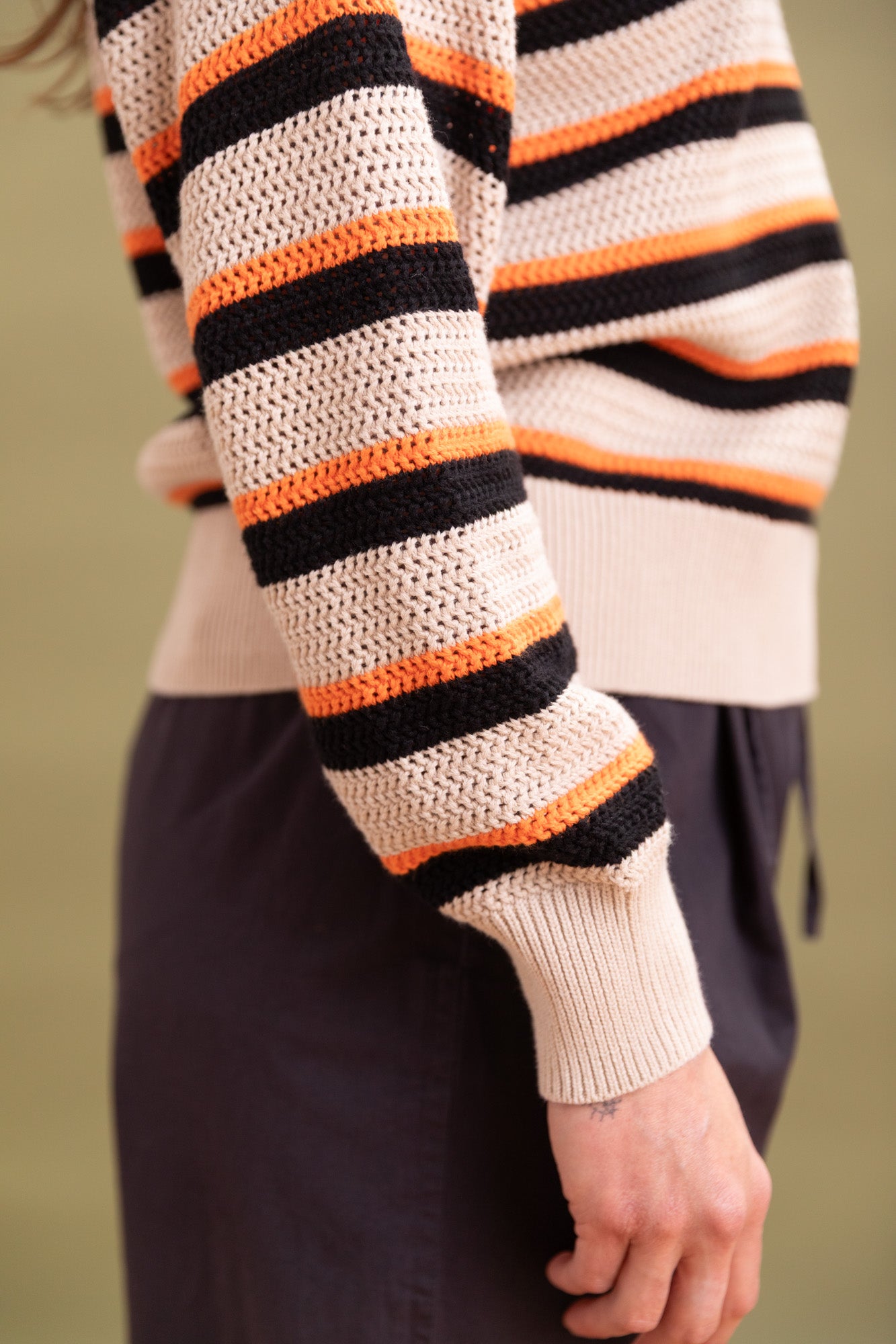 LAKESIDE CROCHET SWEATER