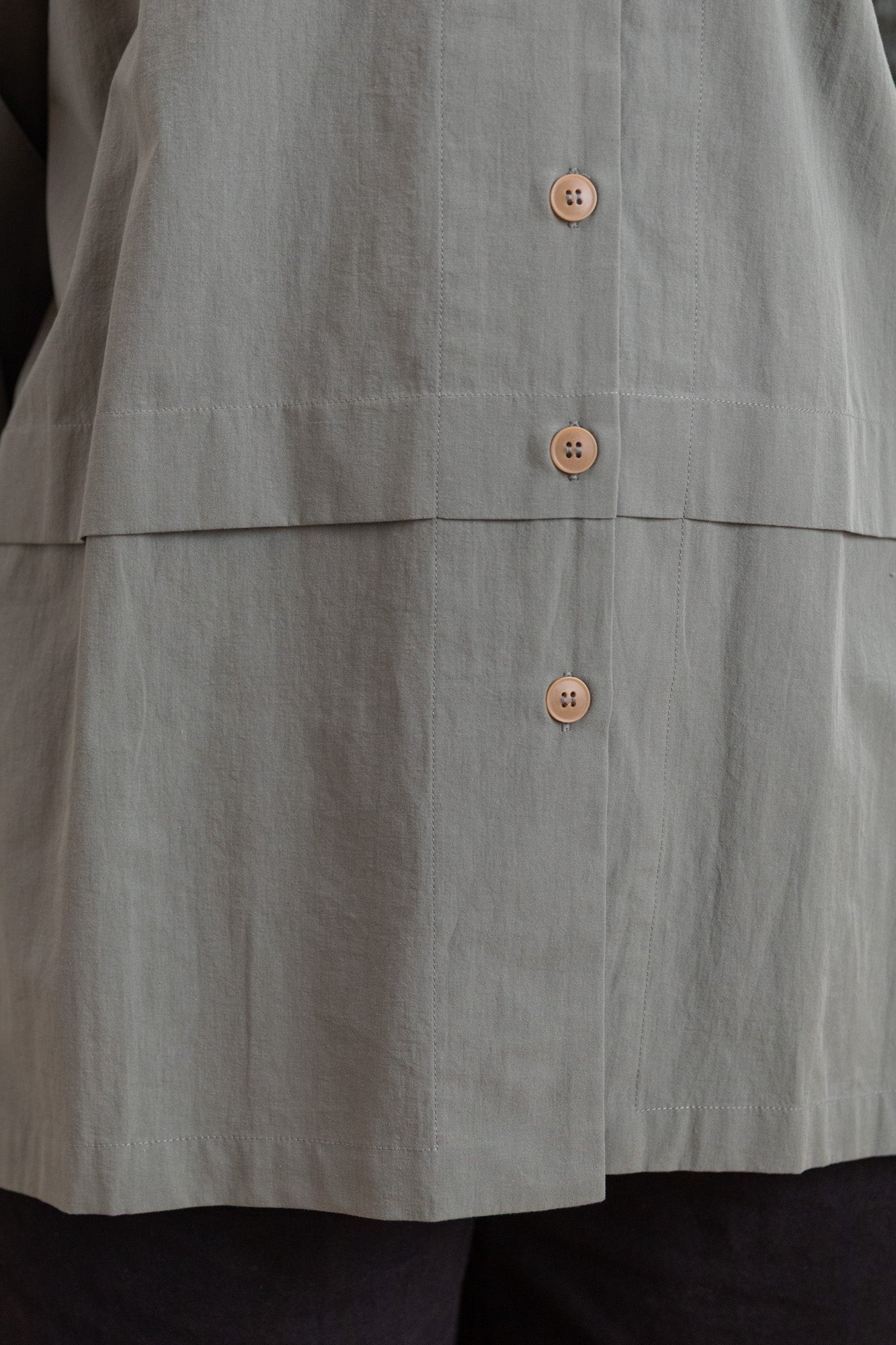 PLEIN LONG SLEEVE SHIRT IN OLIVE