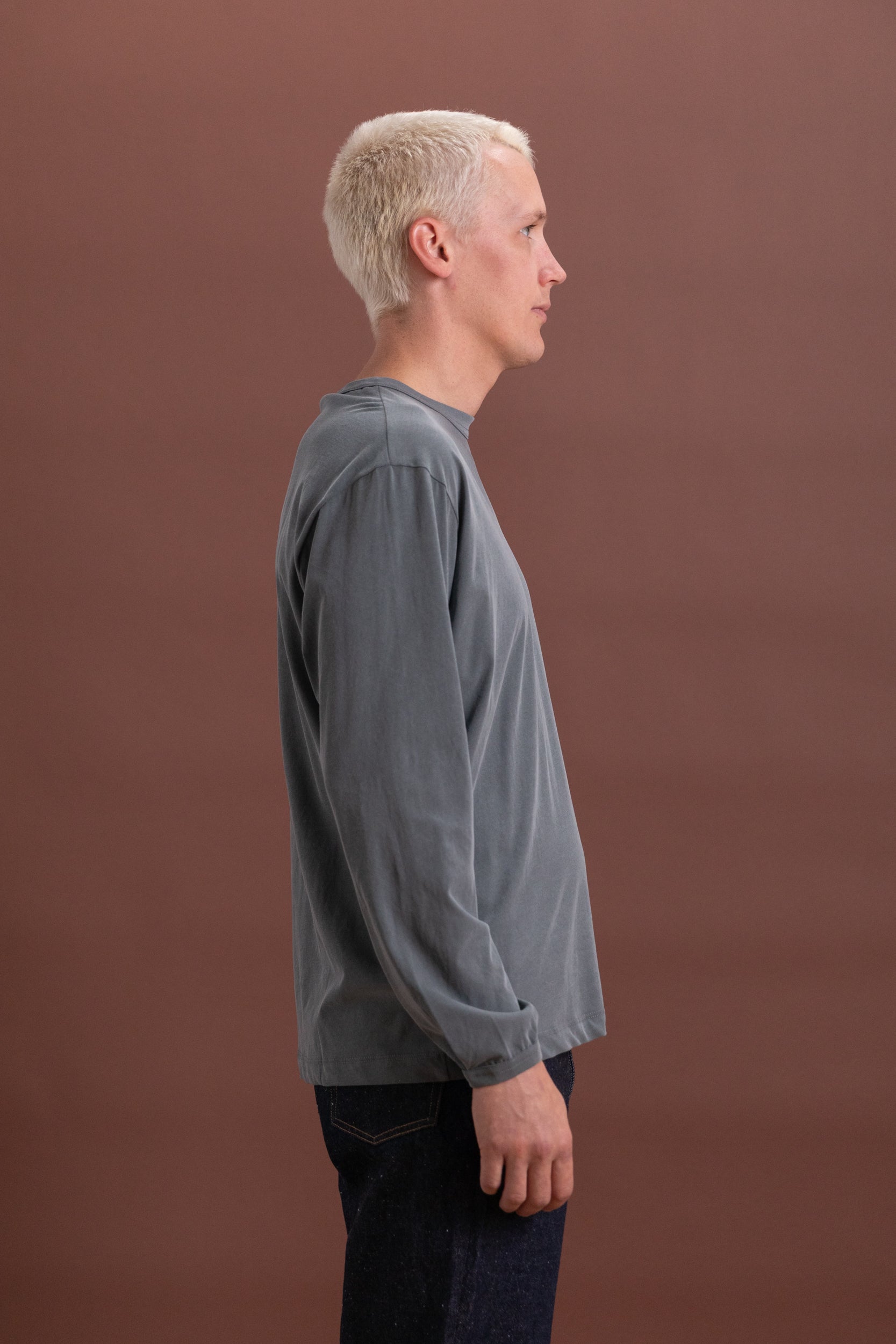 DRY LITE LONG SLEEVE TEE SHIRT IN PIGMENT KELP