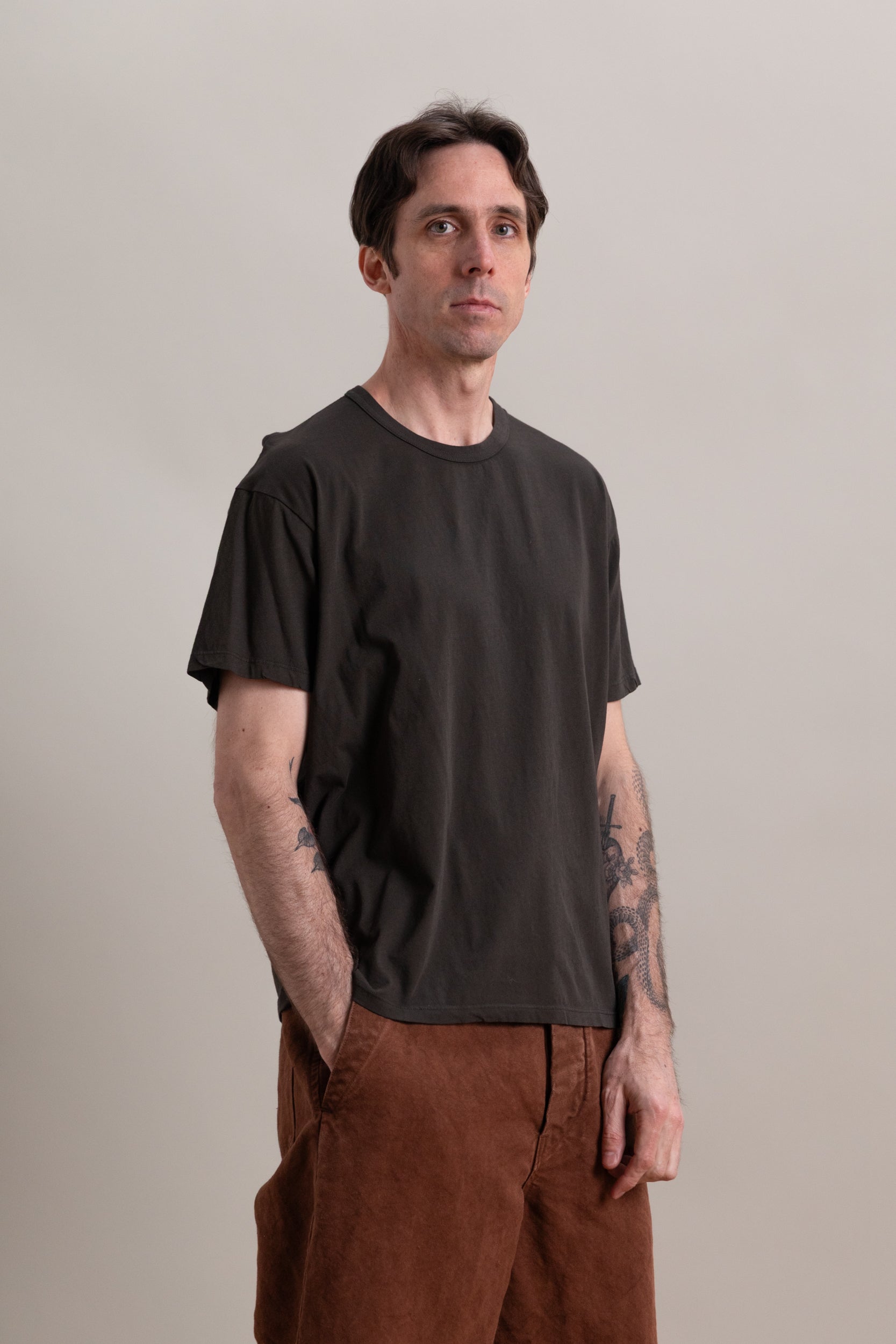 DRY LITE TEE SHIRT IN TIMBER