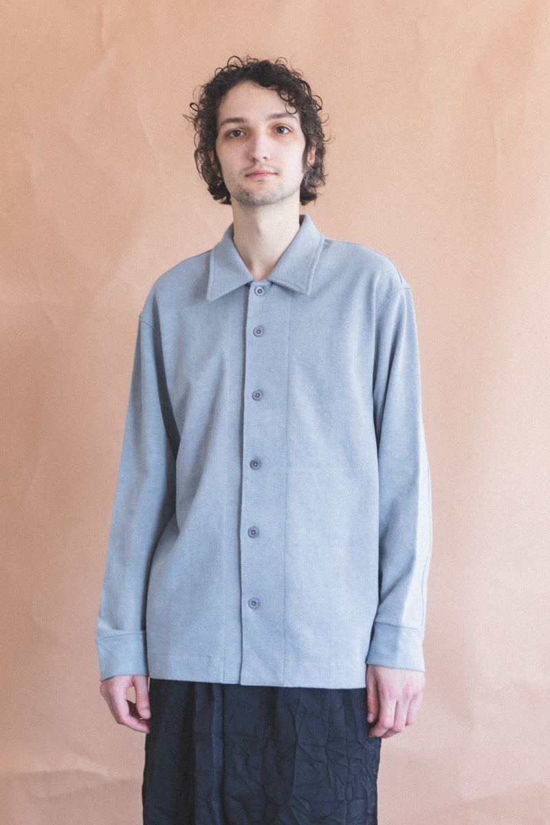 FRANCISCO BUTTONDOWN IN PIGMENT CHALK