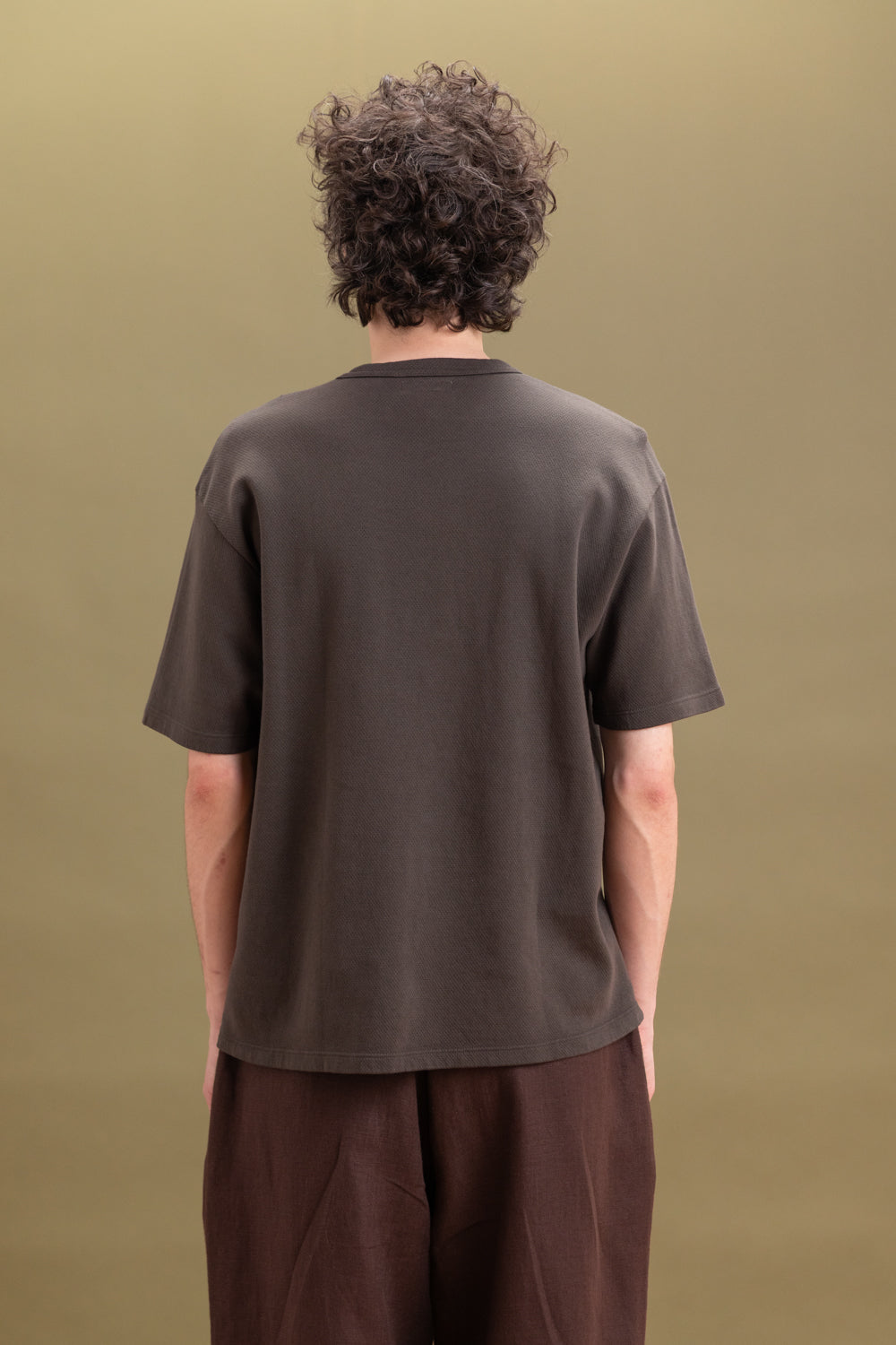 MESH TEE SHIRT IN BLACK PINE