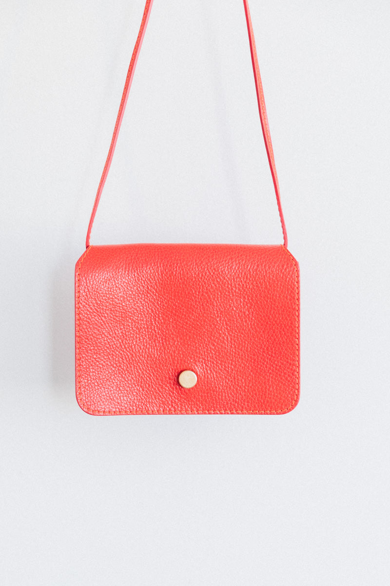 RAY IN PERSIMMON PEBBLE LEATHER