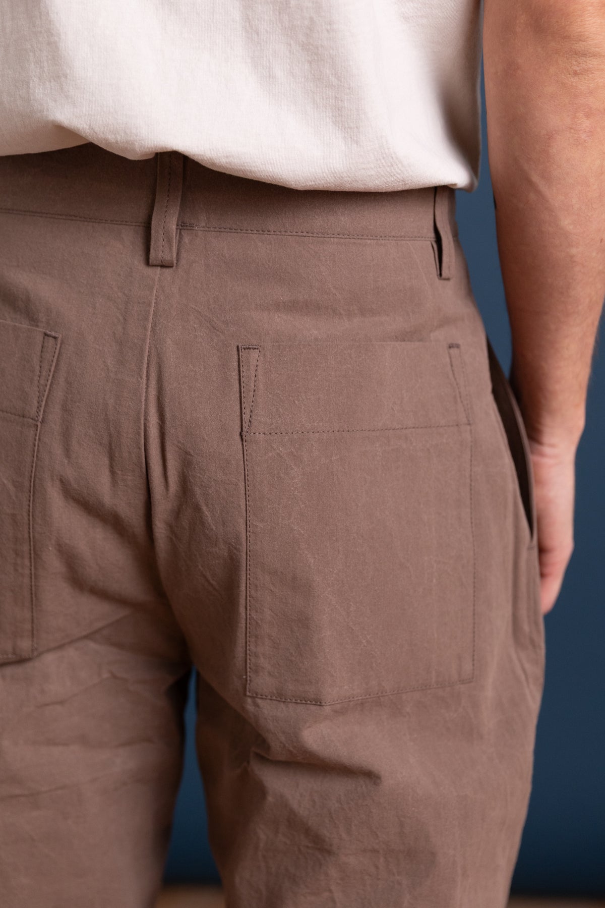 R21 P4 WIDE PANTS IN STORM WAX