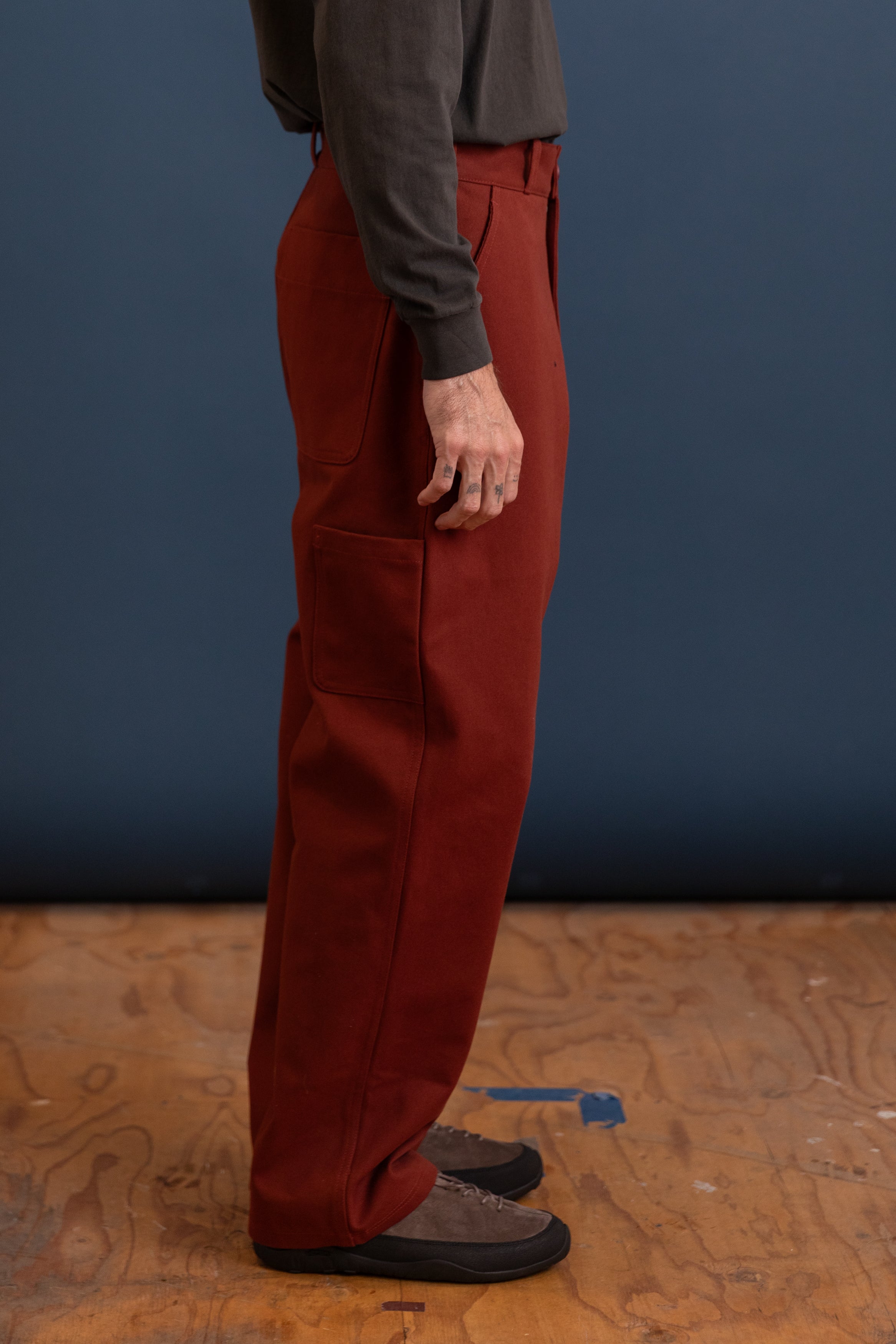 R21 J6 JEBOK PANTS IN BAKED CANVAS