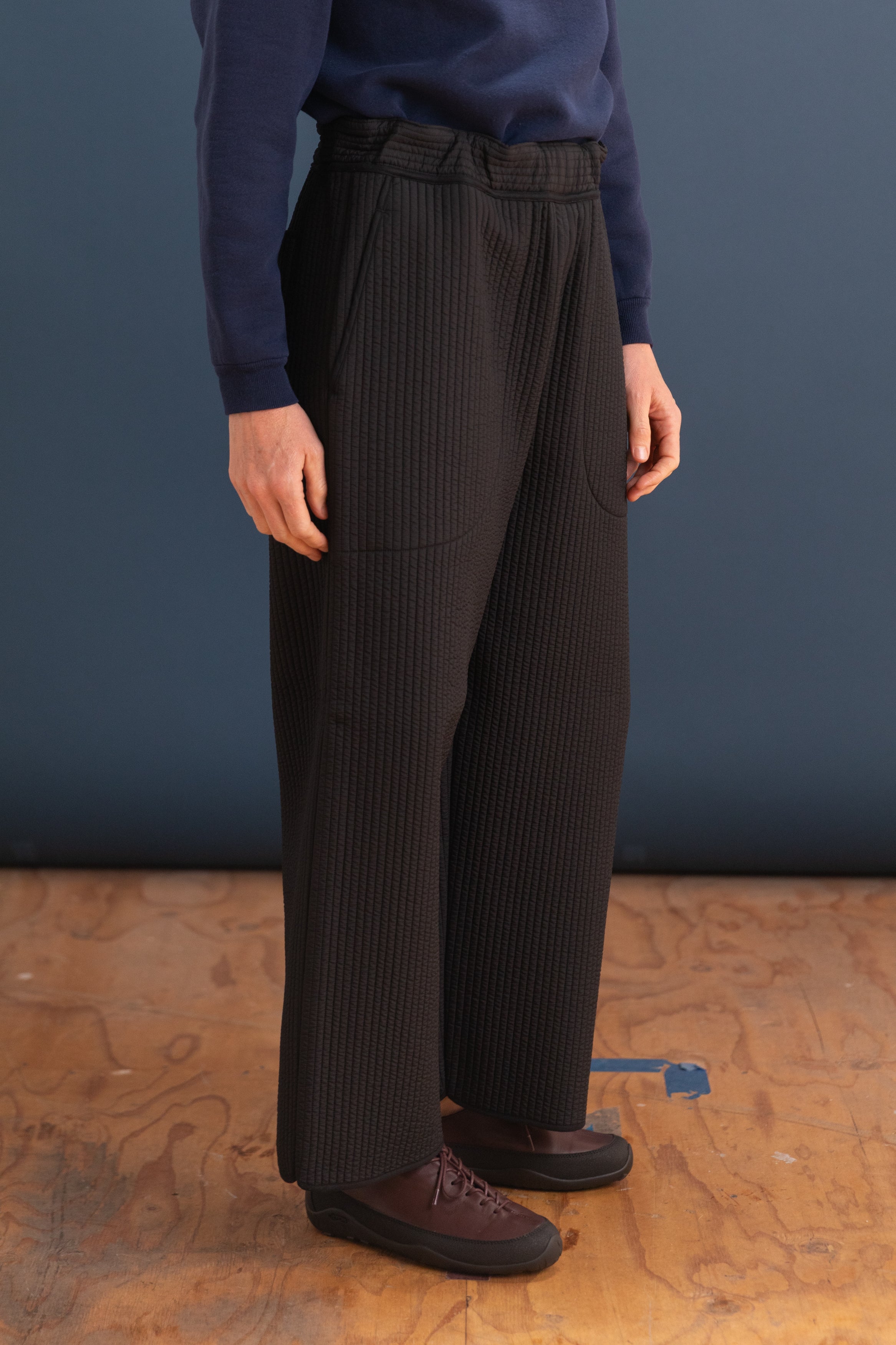WR21 03 SOFT PANT IN BLACK NUBI