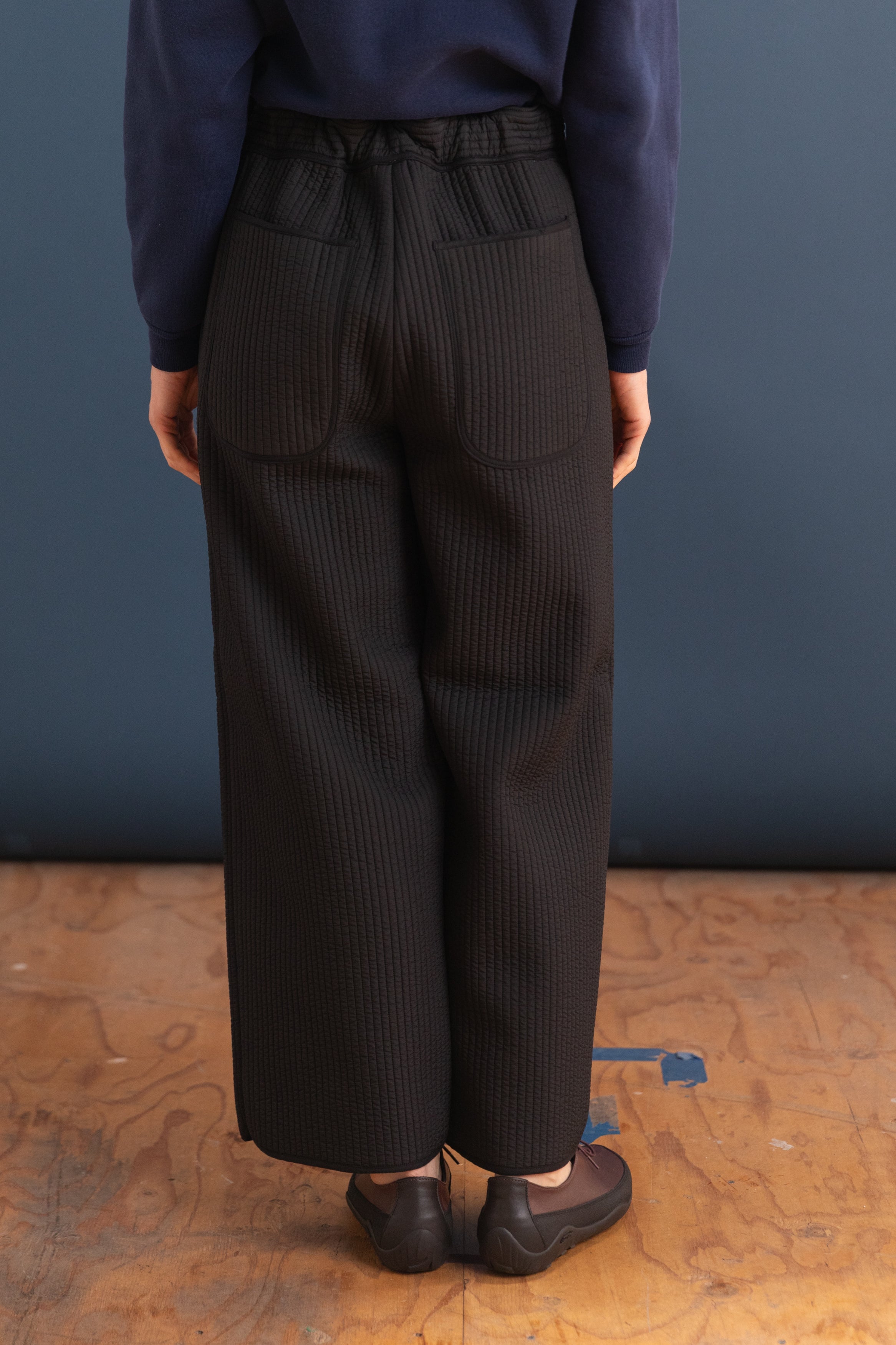 WR21 03 SOFT PANT IN BLACK NUBI