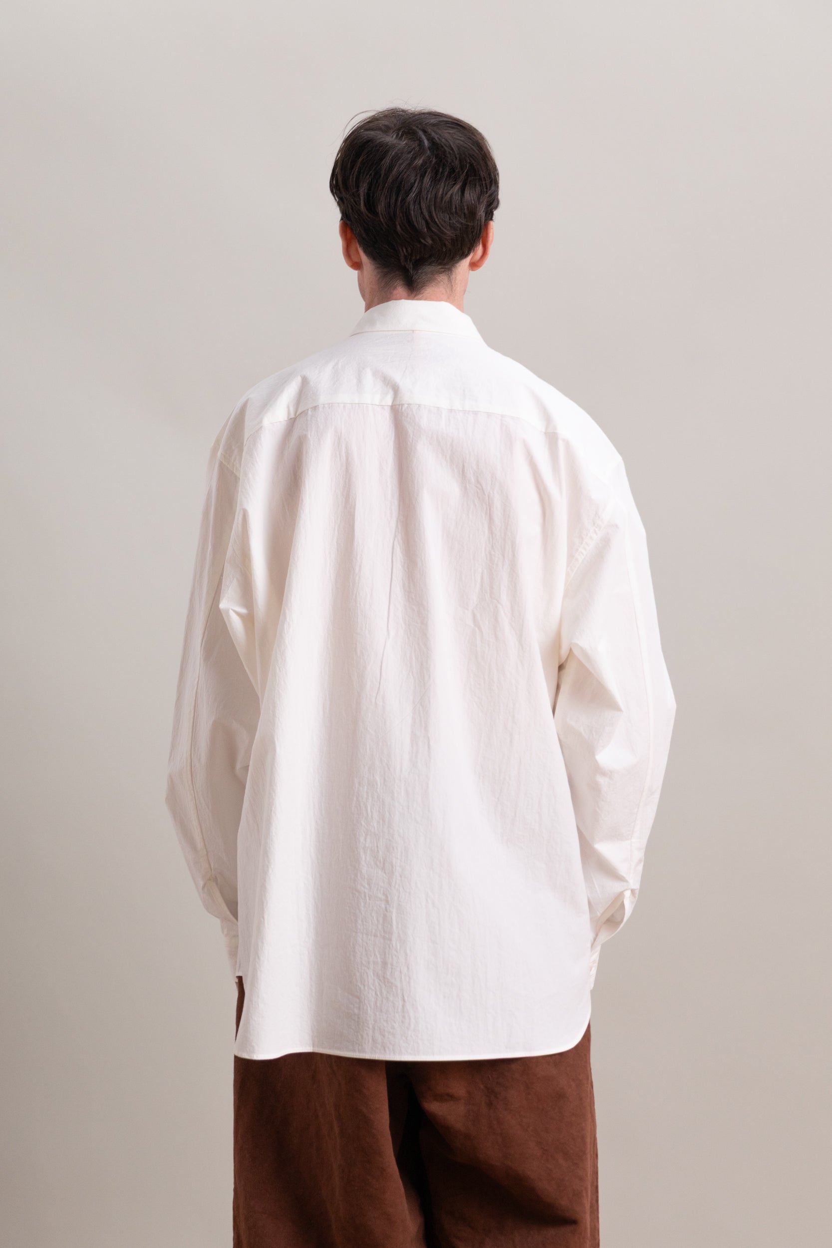 R0S8 WEATHER SHIRT IN WHITE 160 CRUNCH