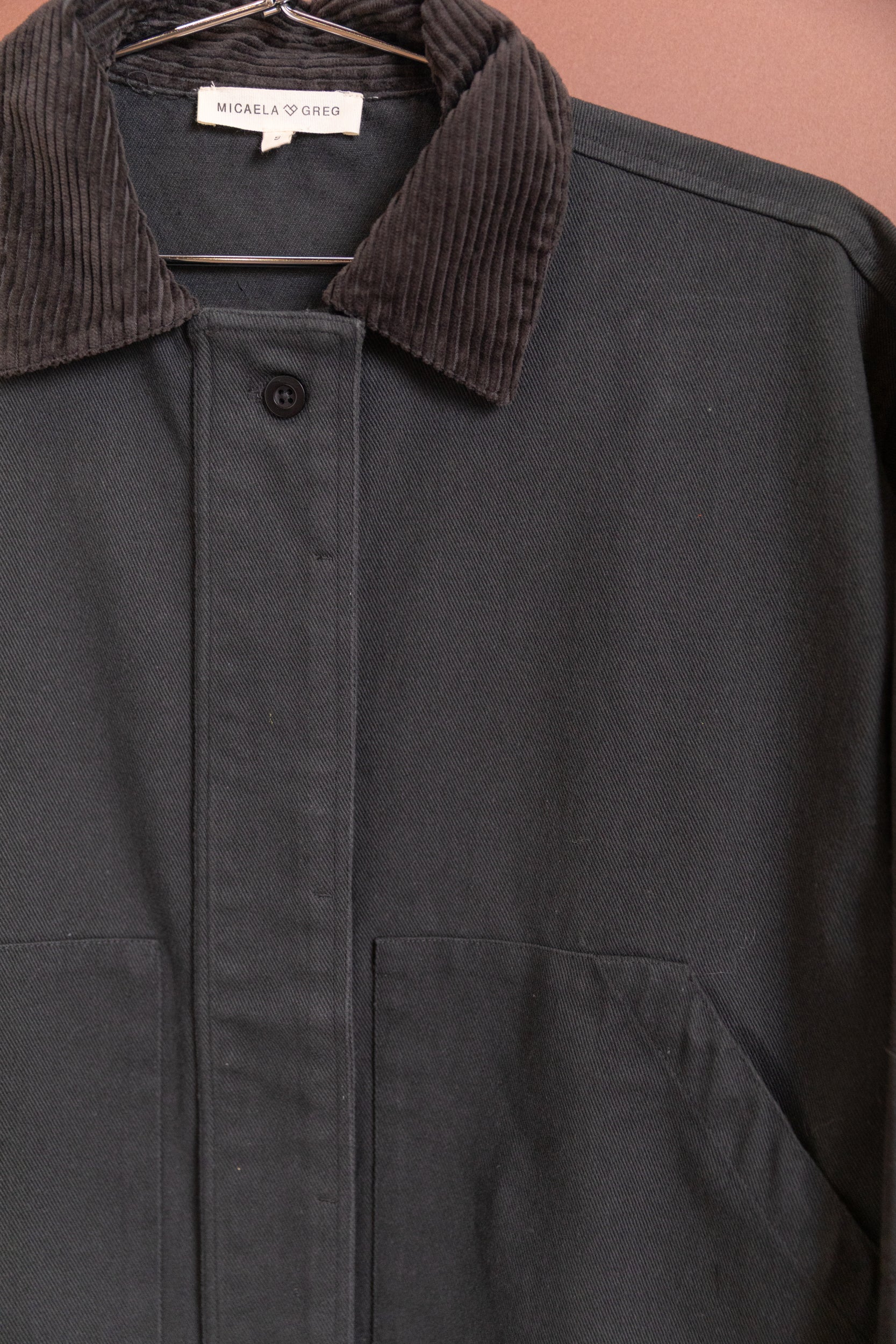 FIELD JACKET IN FADED BLACK