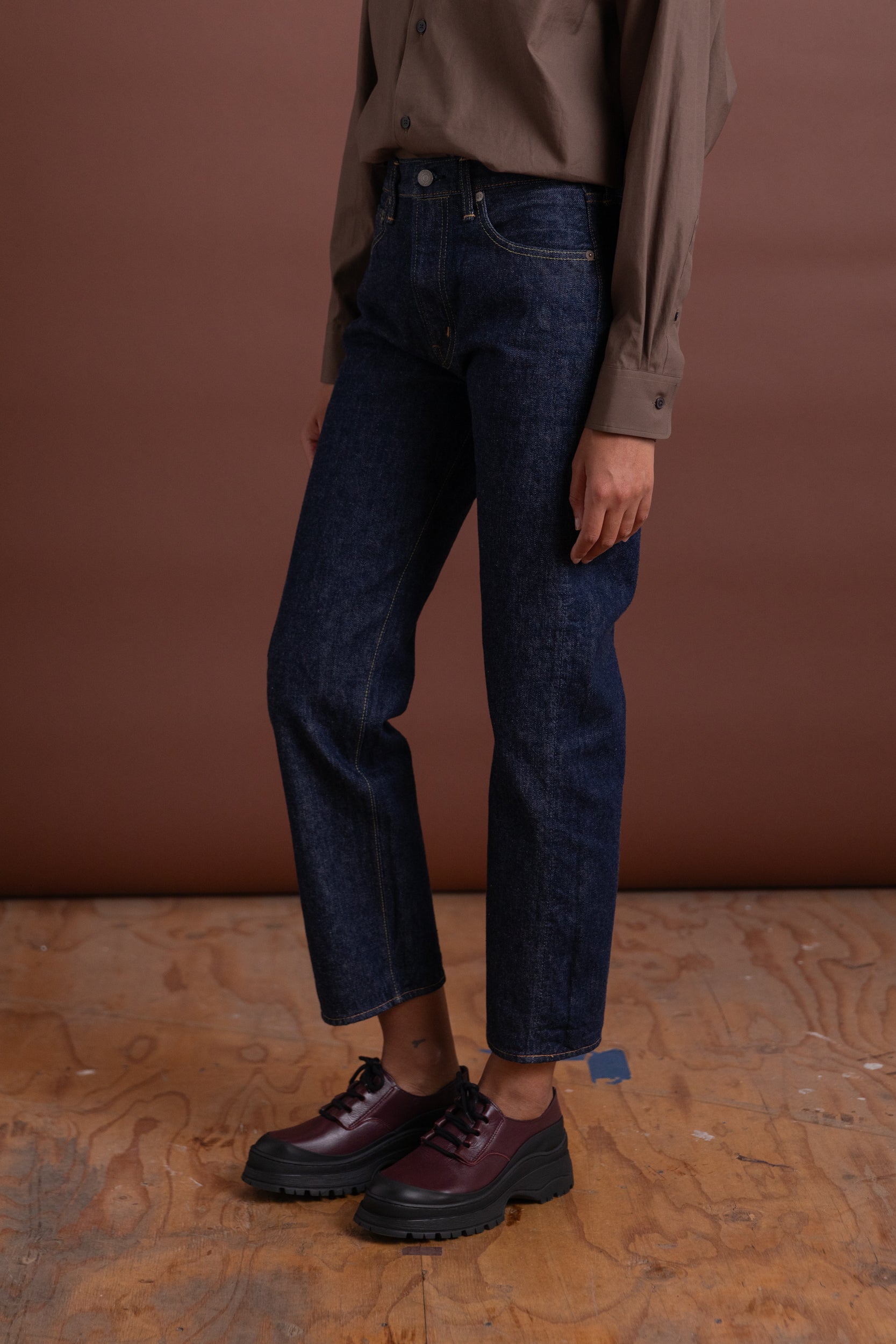 60'S SELVEDGE DENIM JEANS IN ONE WASH