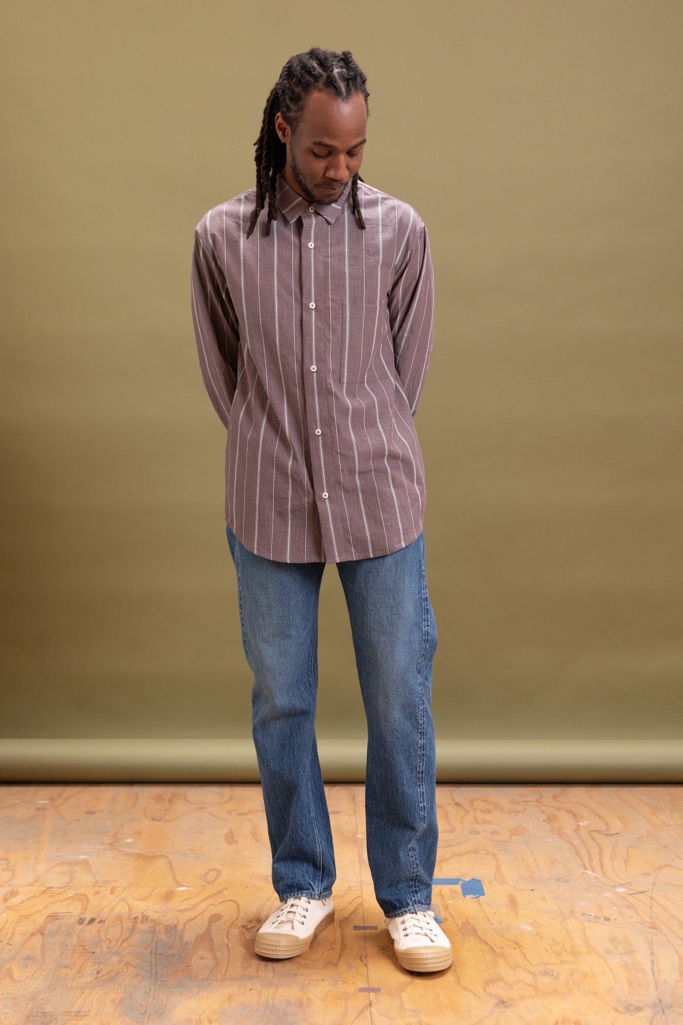 105 STANDARD SELVEDGE DENIM IN 2 YEAR WASH