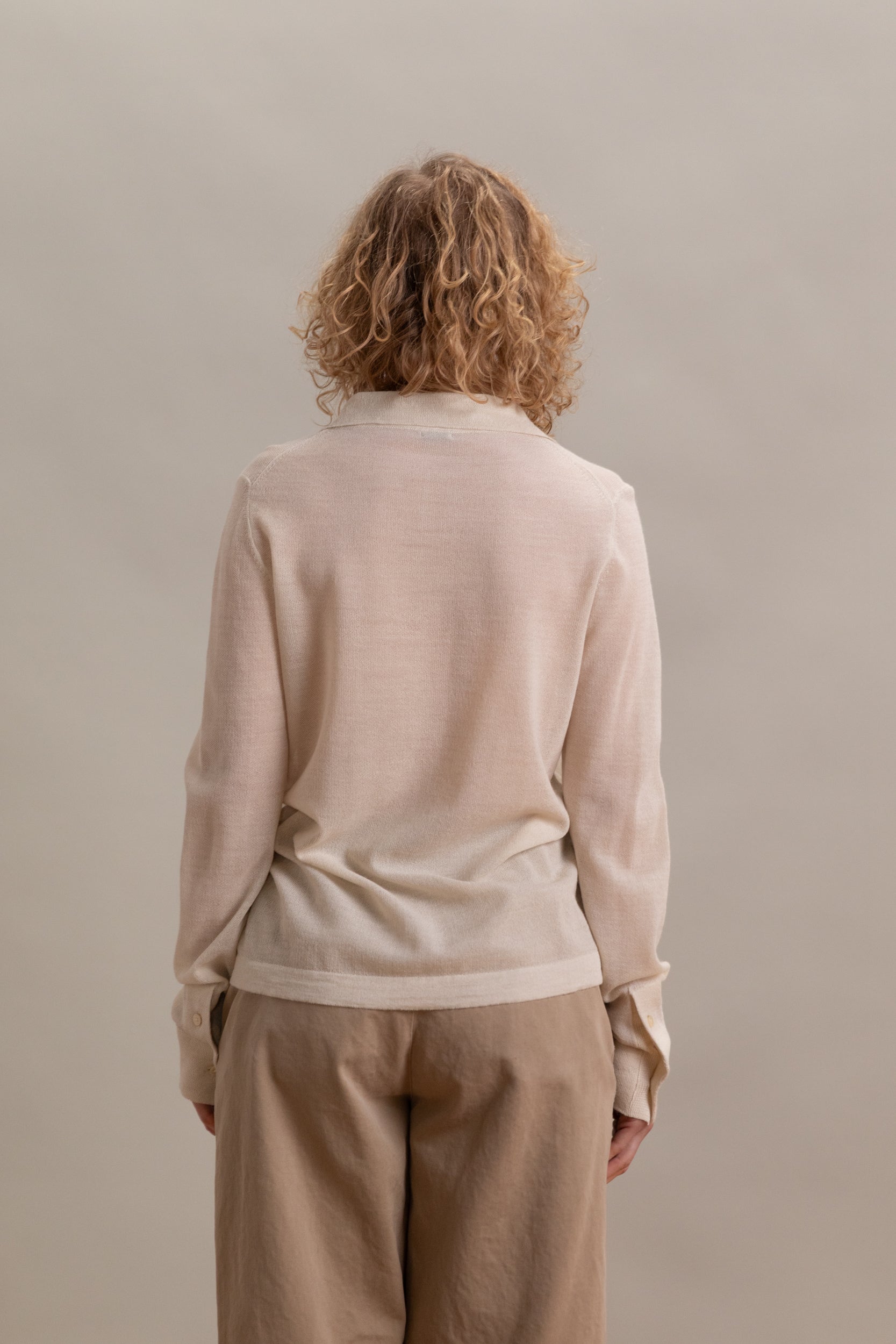 CALMA SHIRT IN CREAM ALPASILK