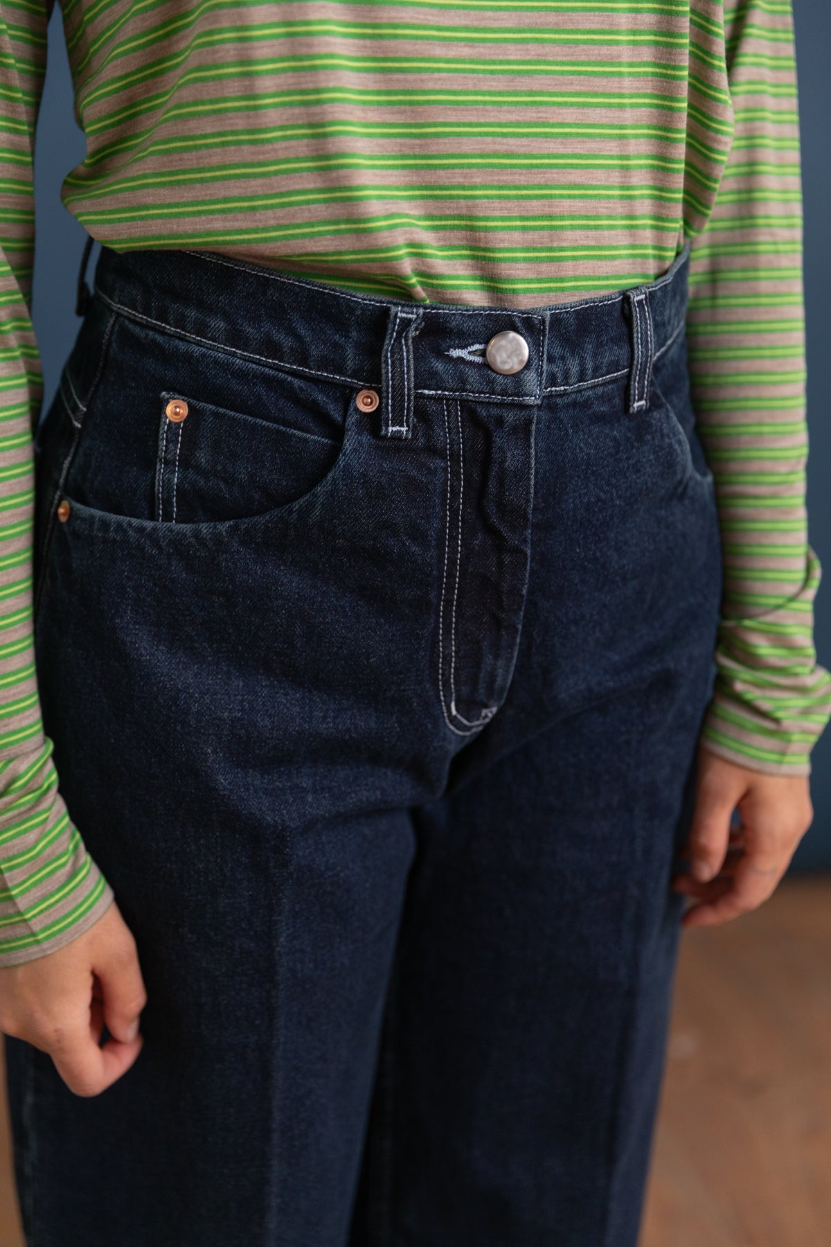 CARTELLA PANT IN HIGH CONTRAST SONOMA DENIM