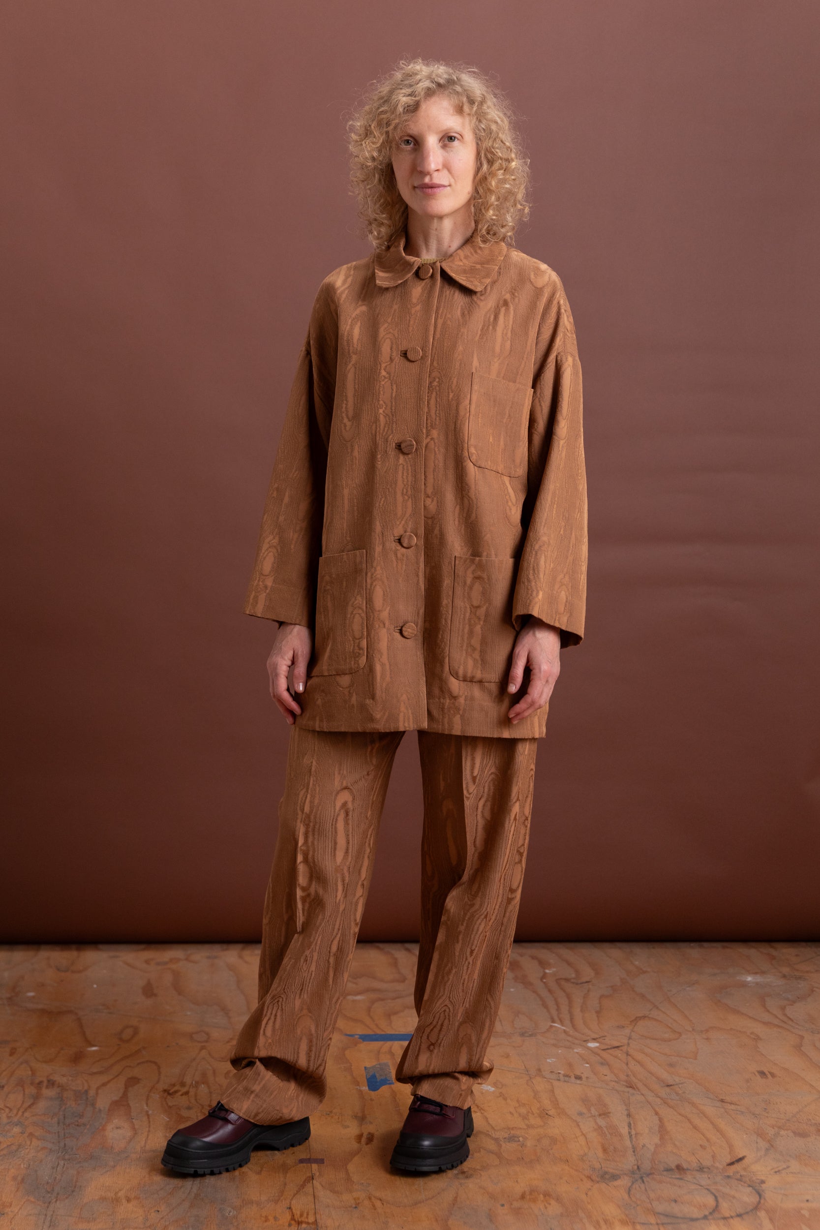 CHORE JACKET IN WALNUT MOREEN